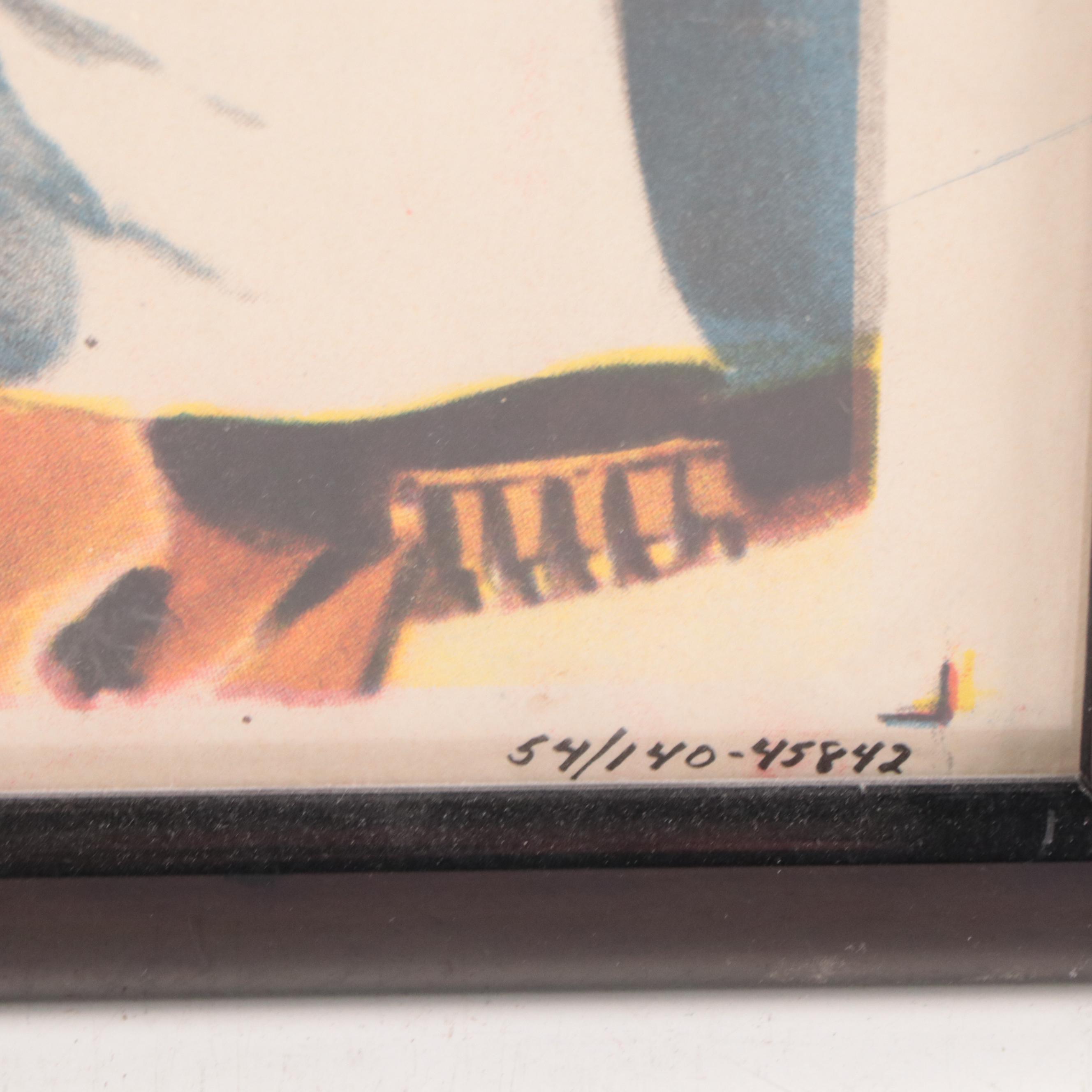 "The Outcast" Movie Release Poster, 1954