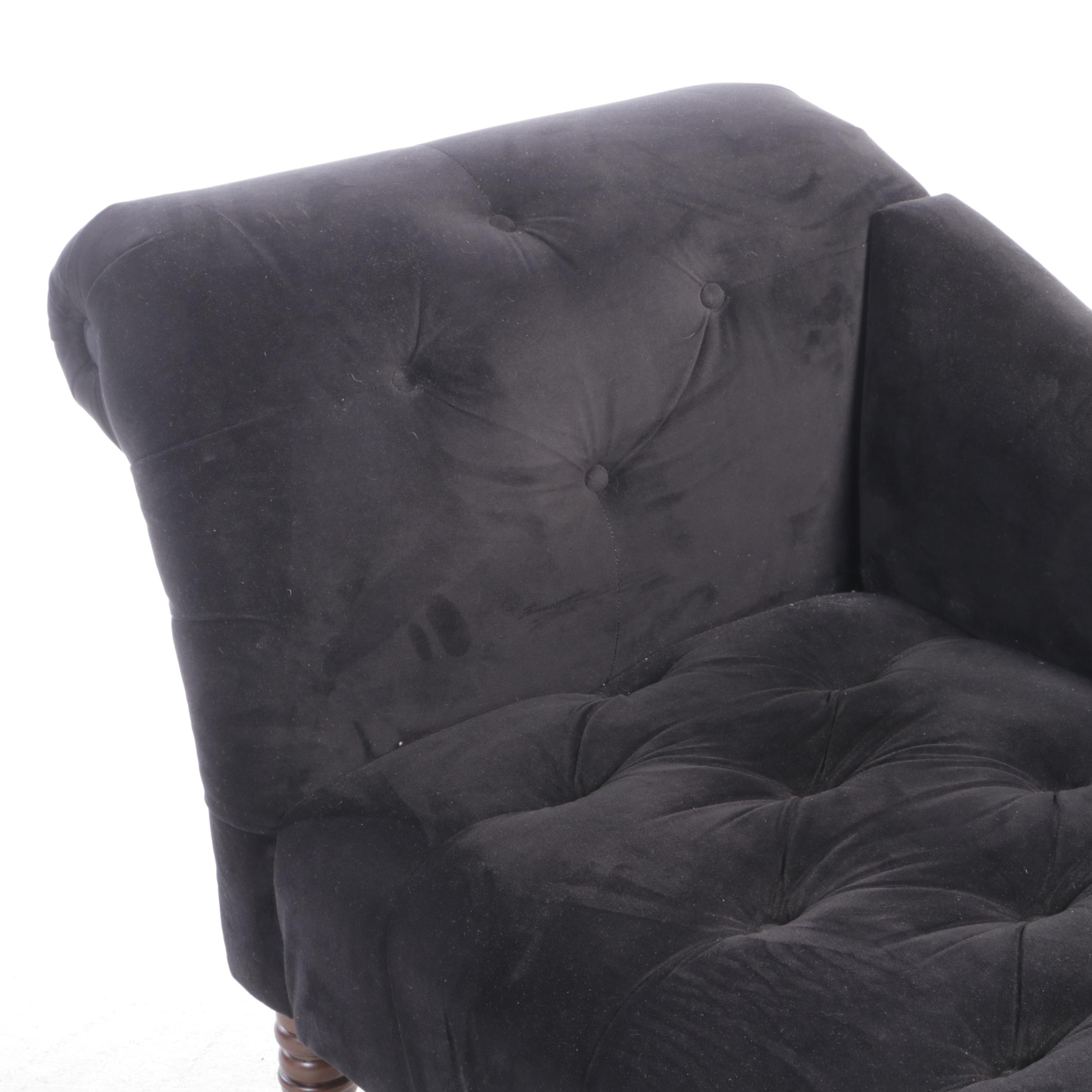 Button Tufted Settee Sofa