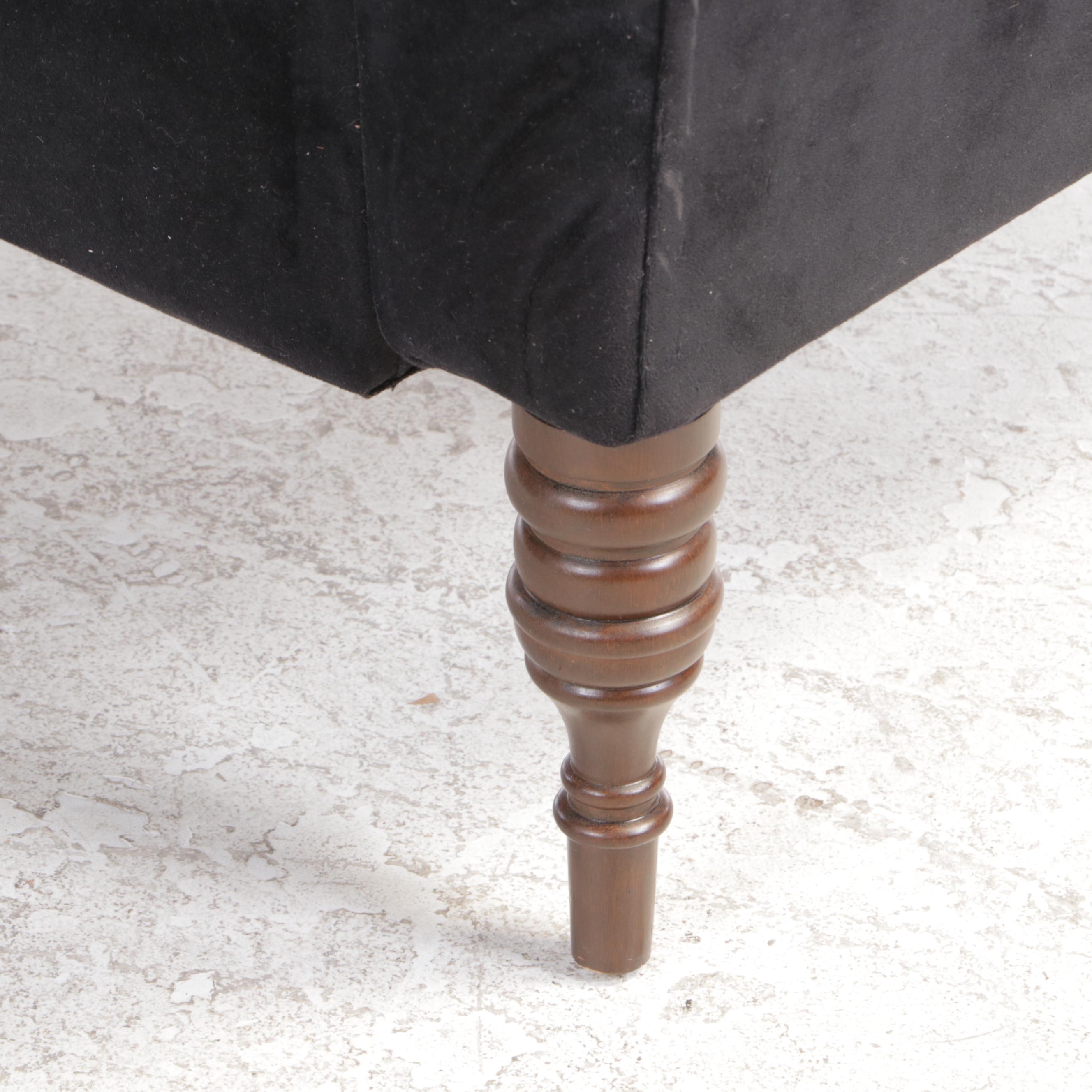 Button Tufted Settee Sofa