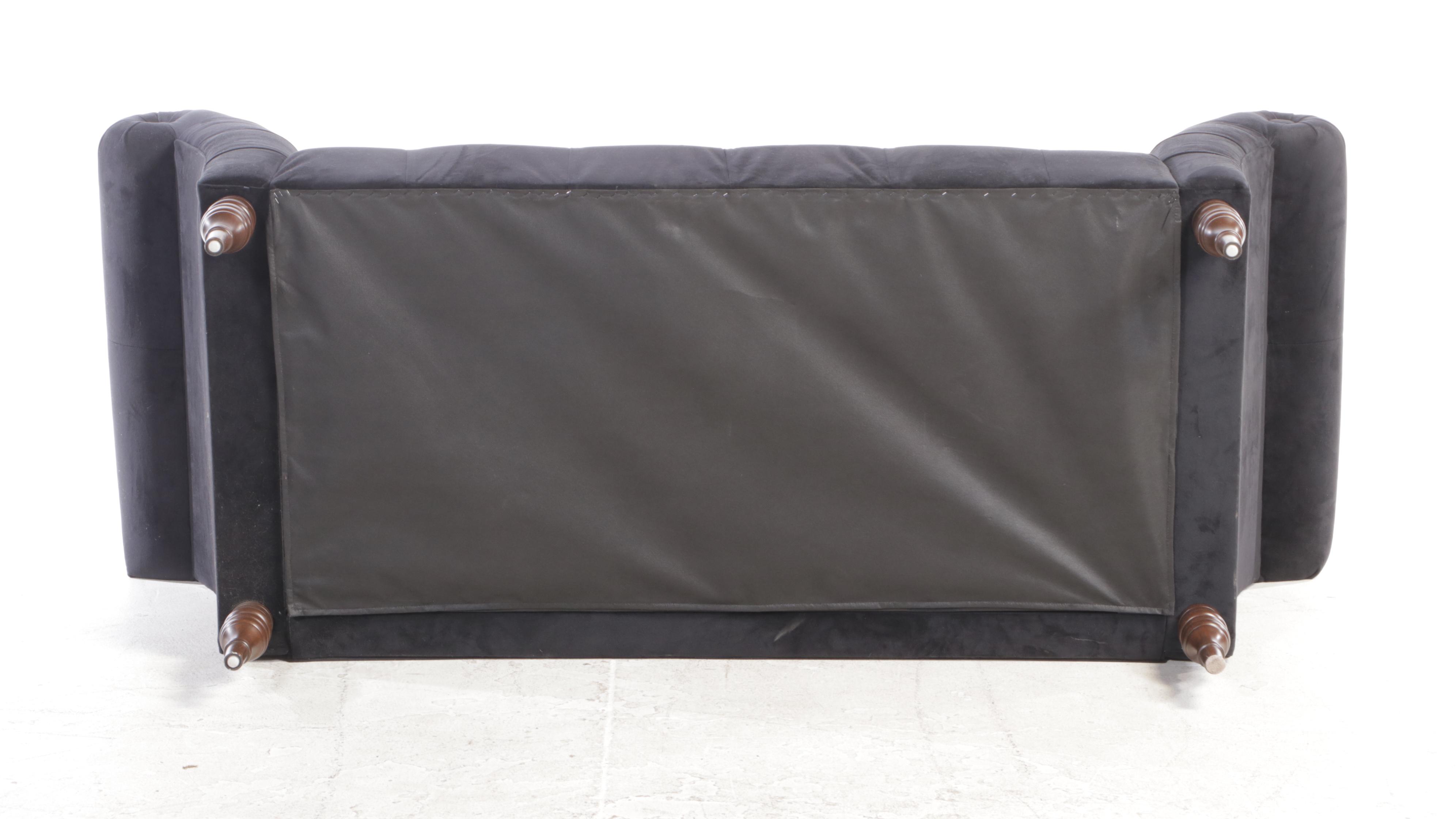 Button Tufted Settee Sofa