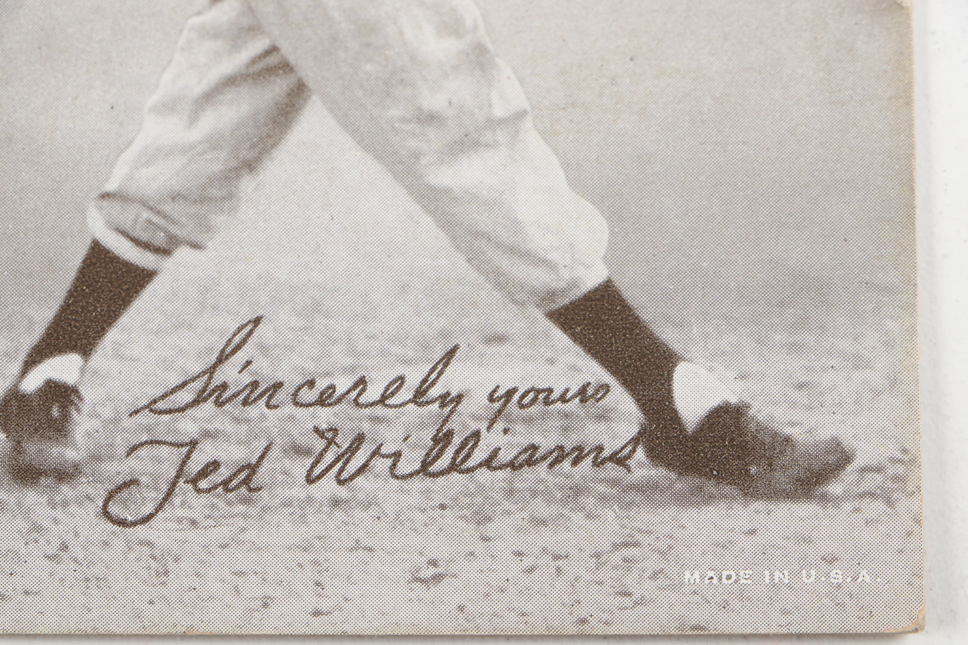 "1947-66 Baseball Exhibits" Ted Williams and Joe DiMaggio Hall of Fame Cards