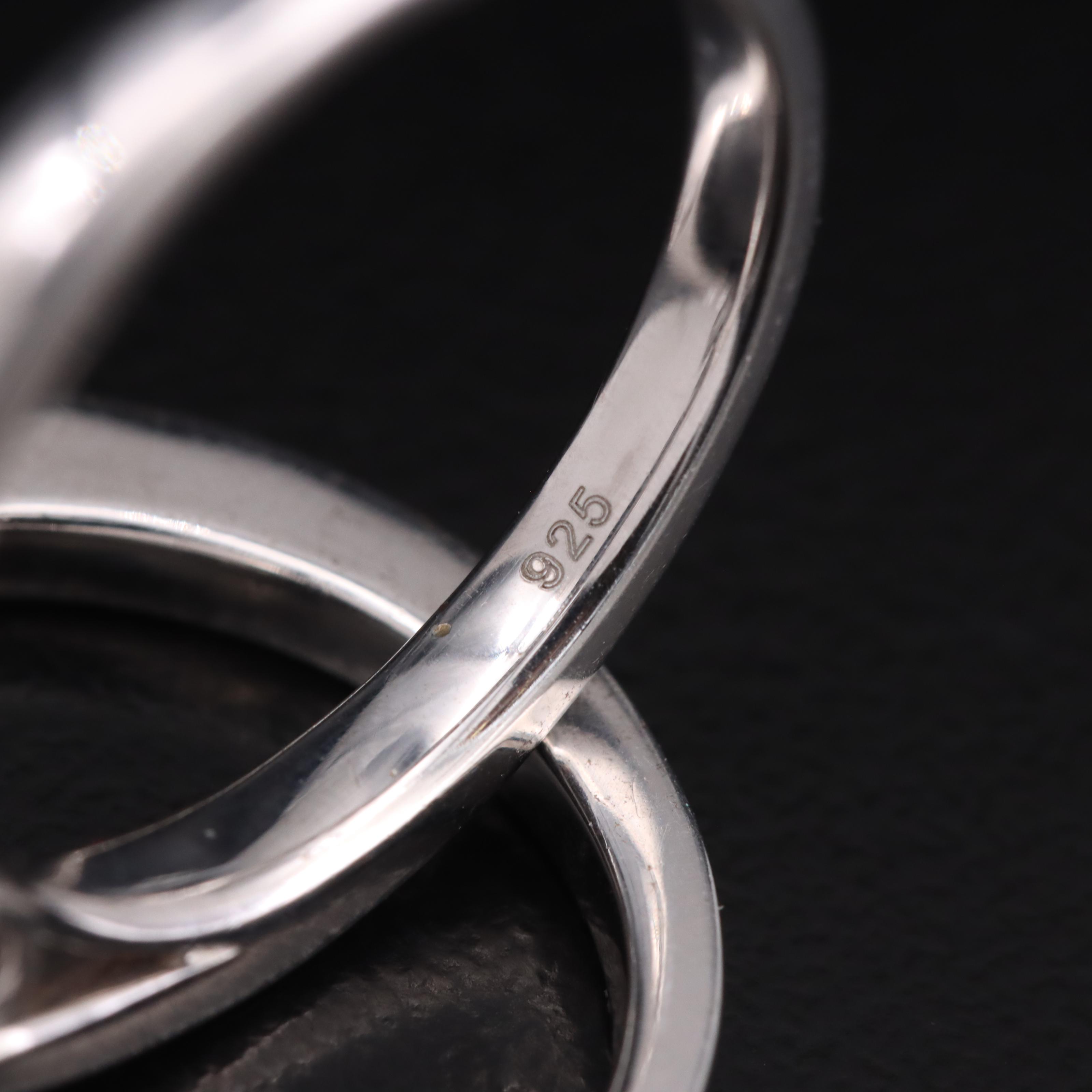 Sterling Diamond Ring Set