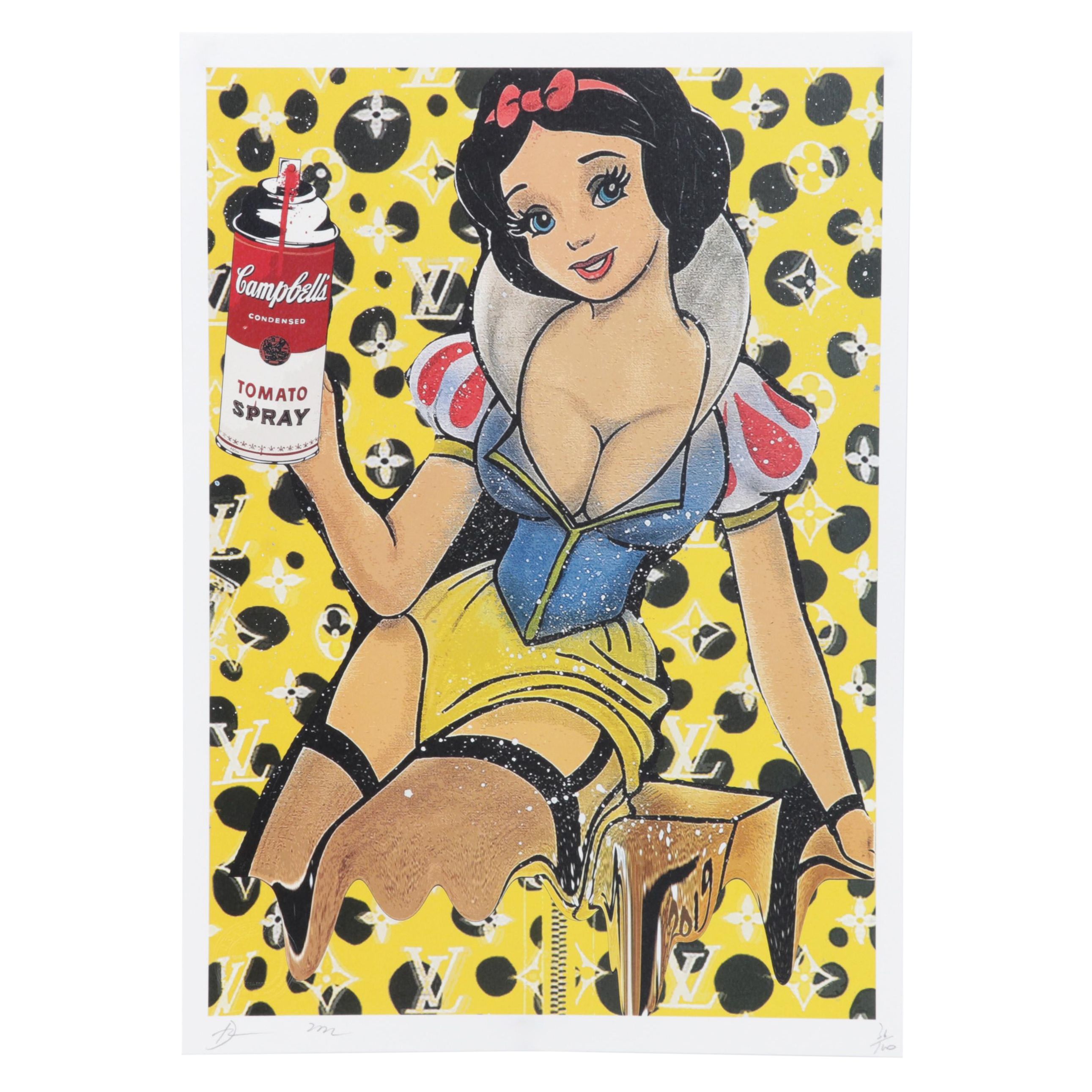 Death NYC Pop Art Digital Print "Snow White"
