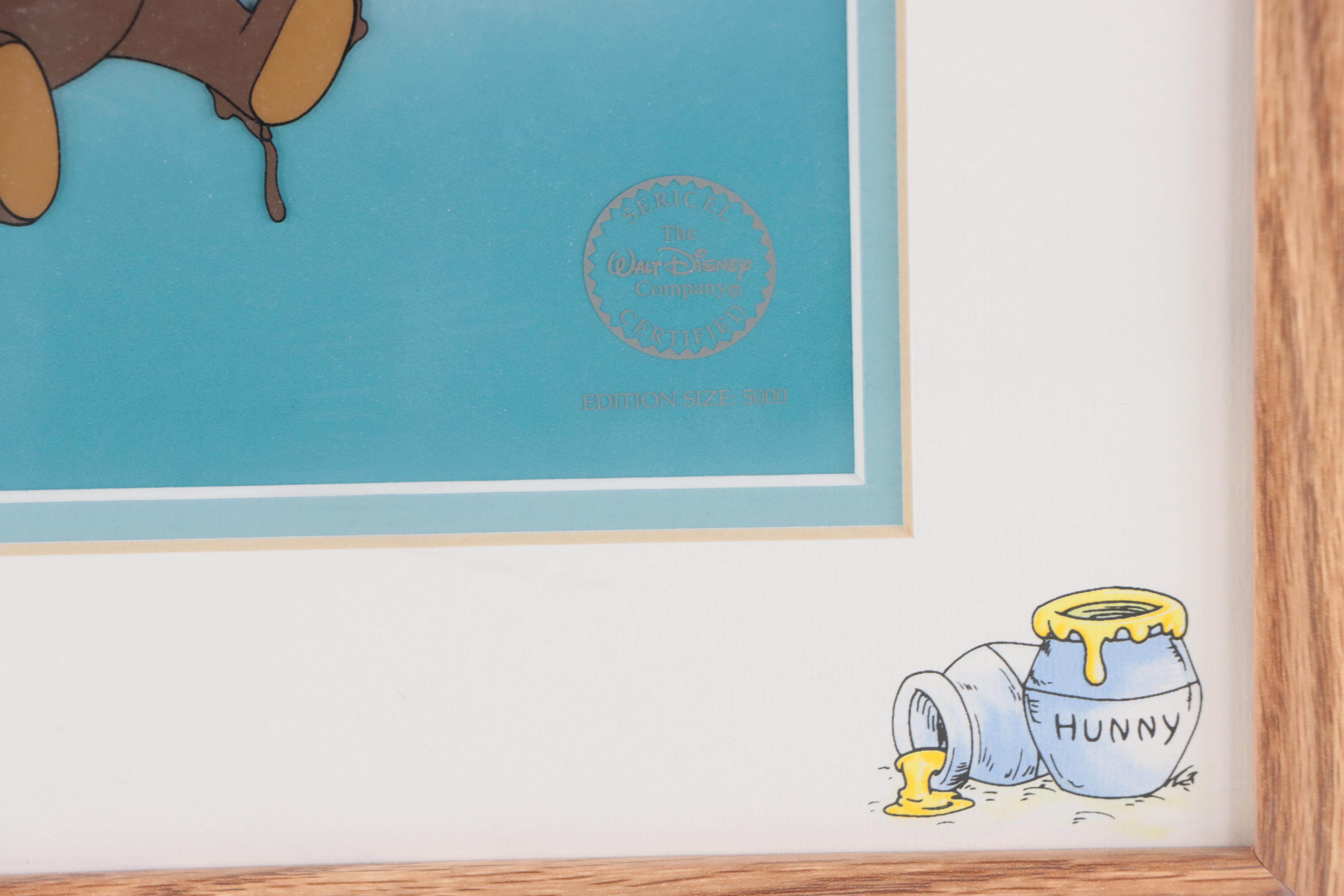 Disney Sericel of Winnie The Pooh "Silly Old Bear," 1997