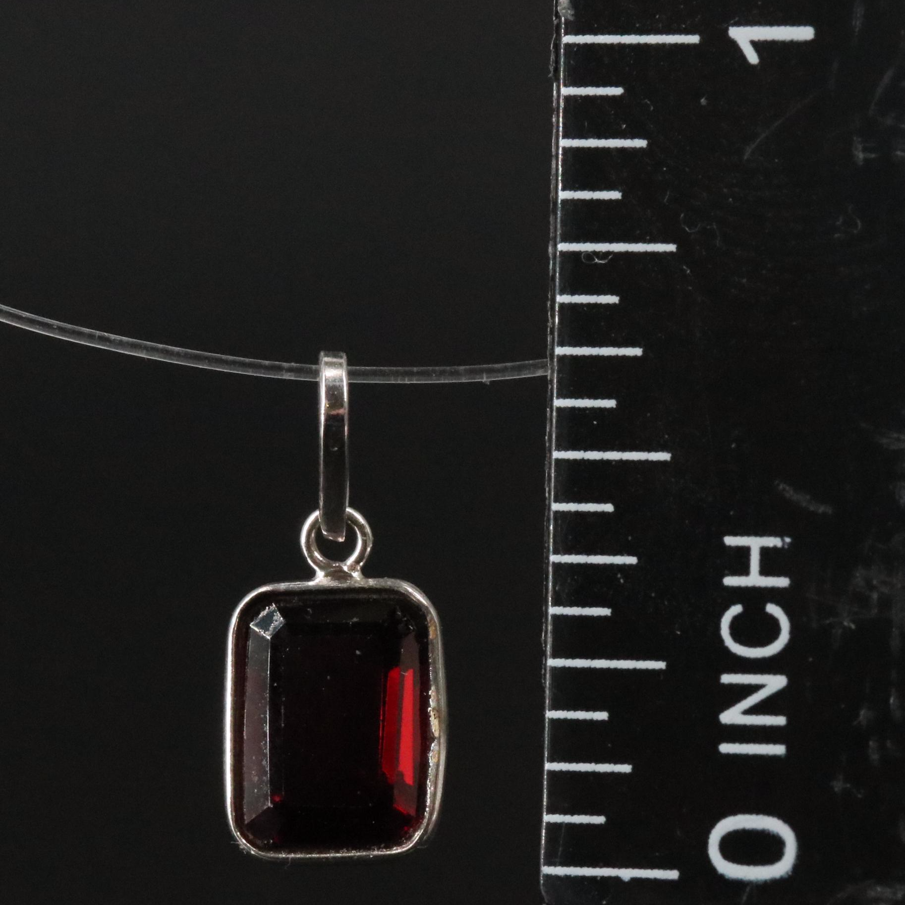 14K Garnet Pendant