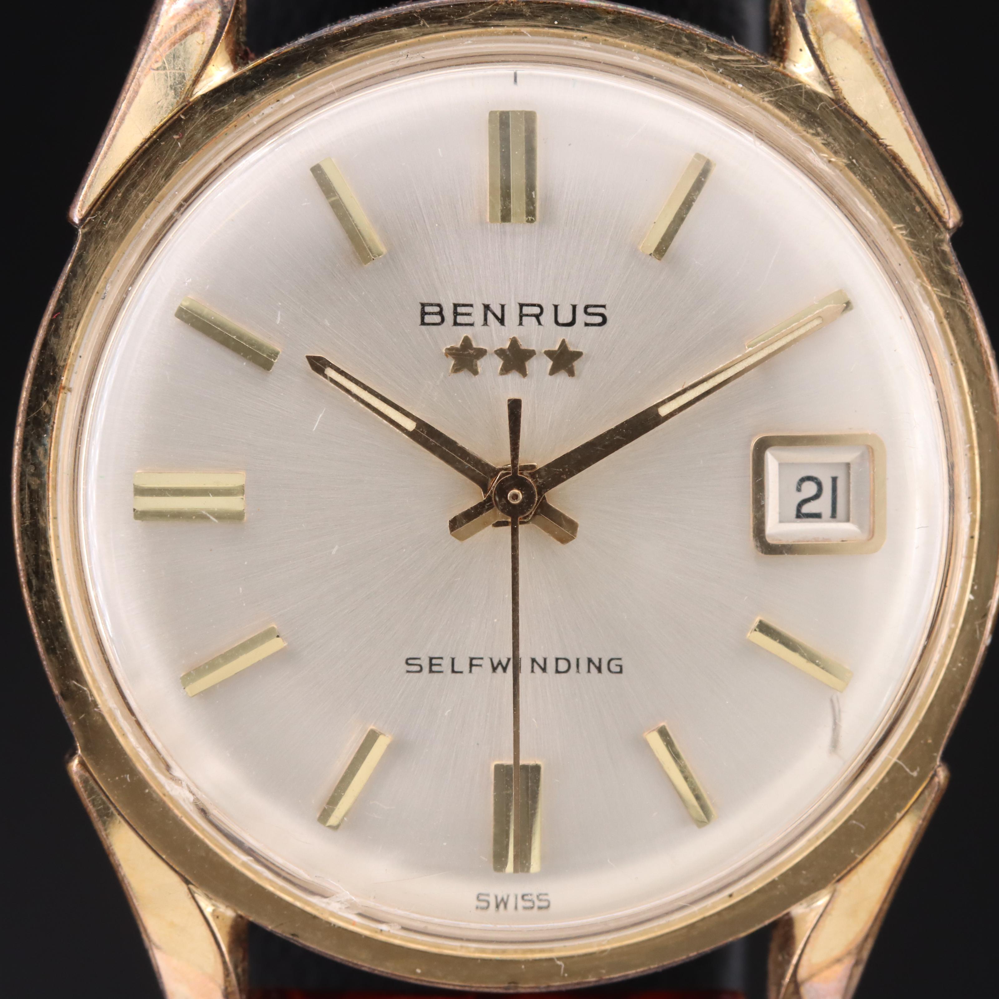 Vintage Benrus Three Stars Self Winding Watch