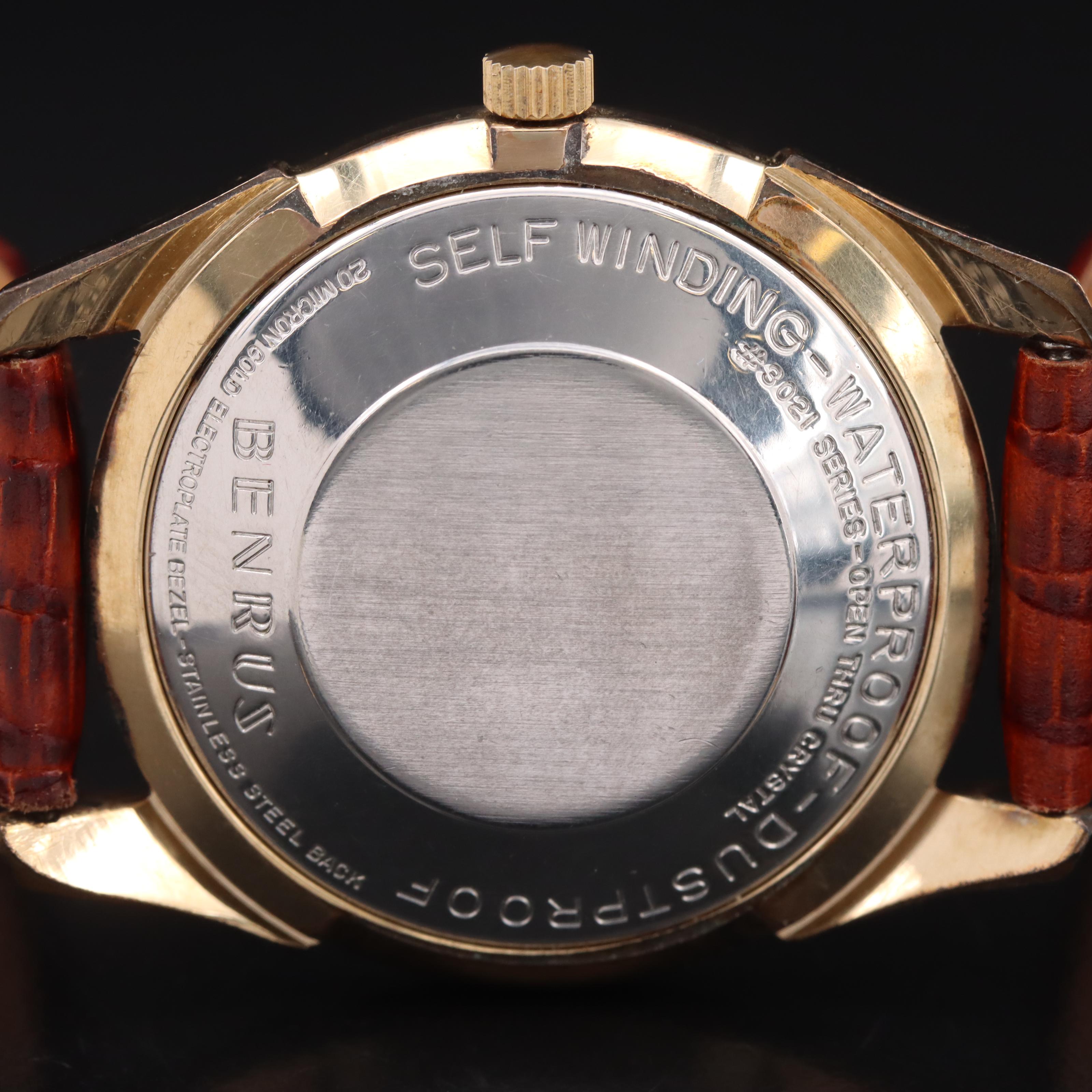 Vintage Benrus Three Stars Self Winding Watch