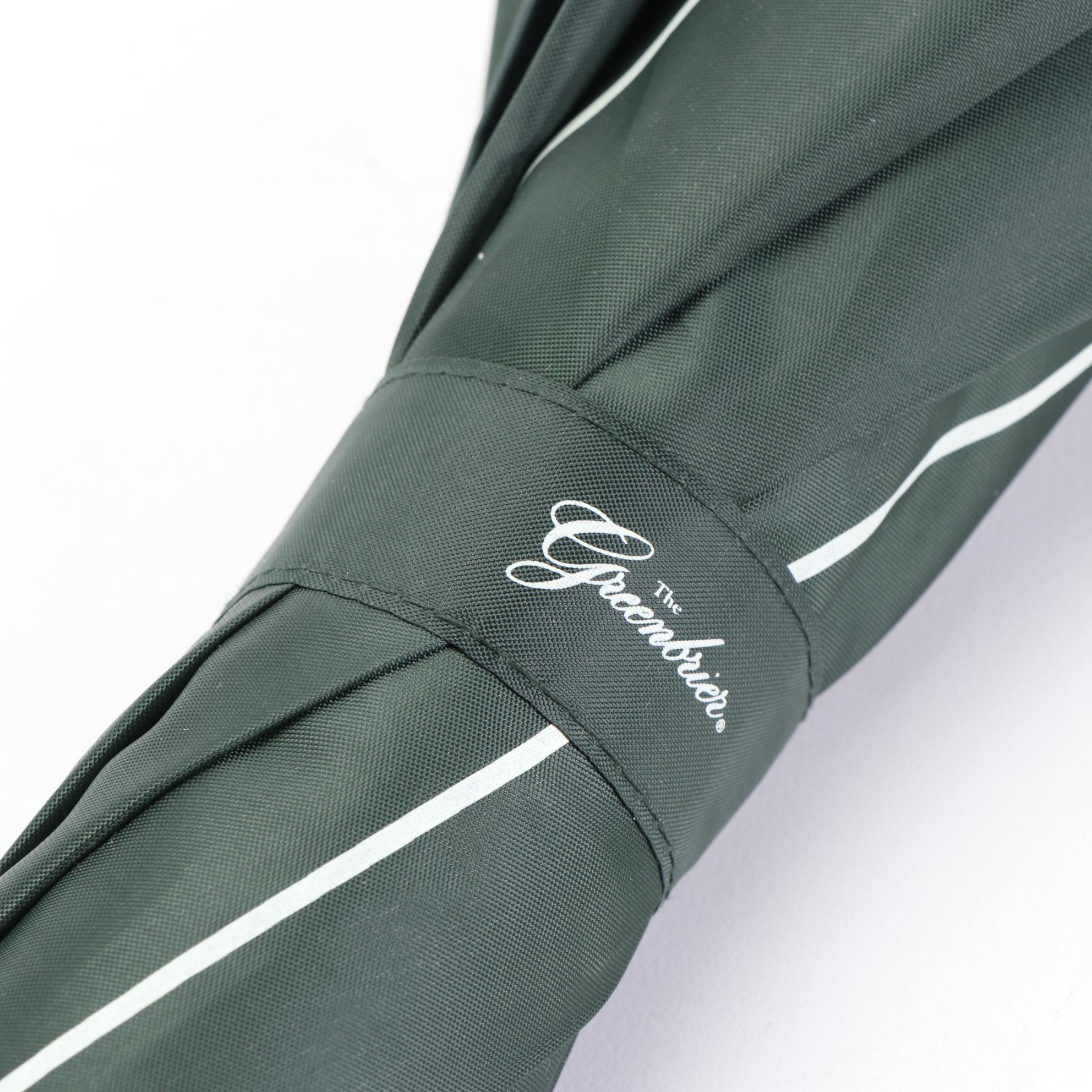 Ritz-Carlton and Greenbrier Resort Logo Golf Umbrellas
