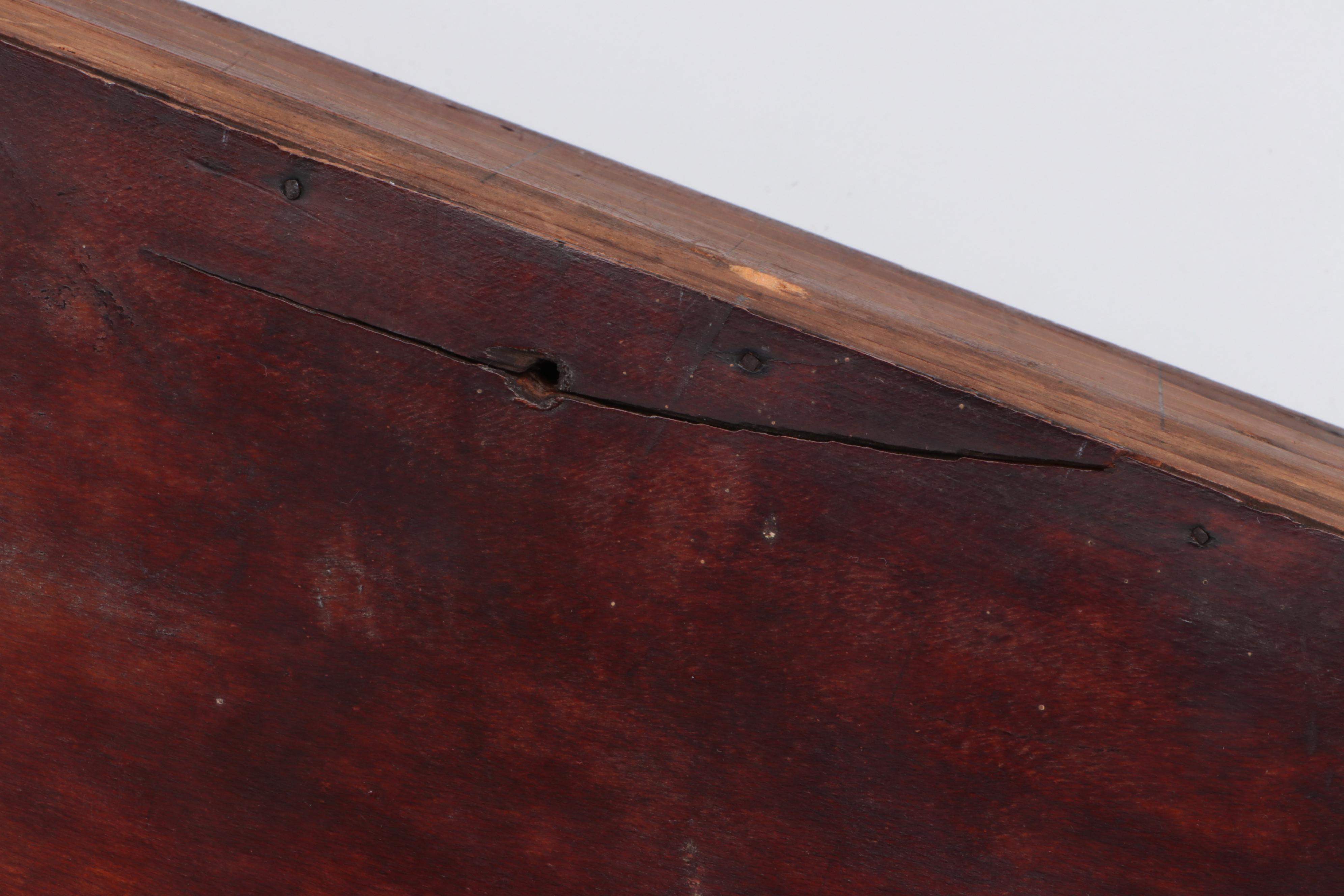 Wooden Half Hull Ship Model, Antique