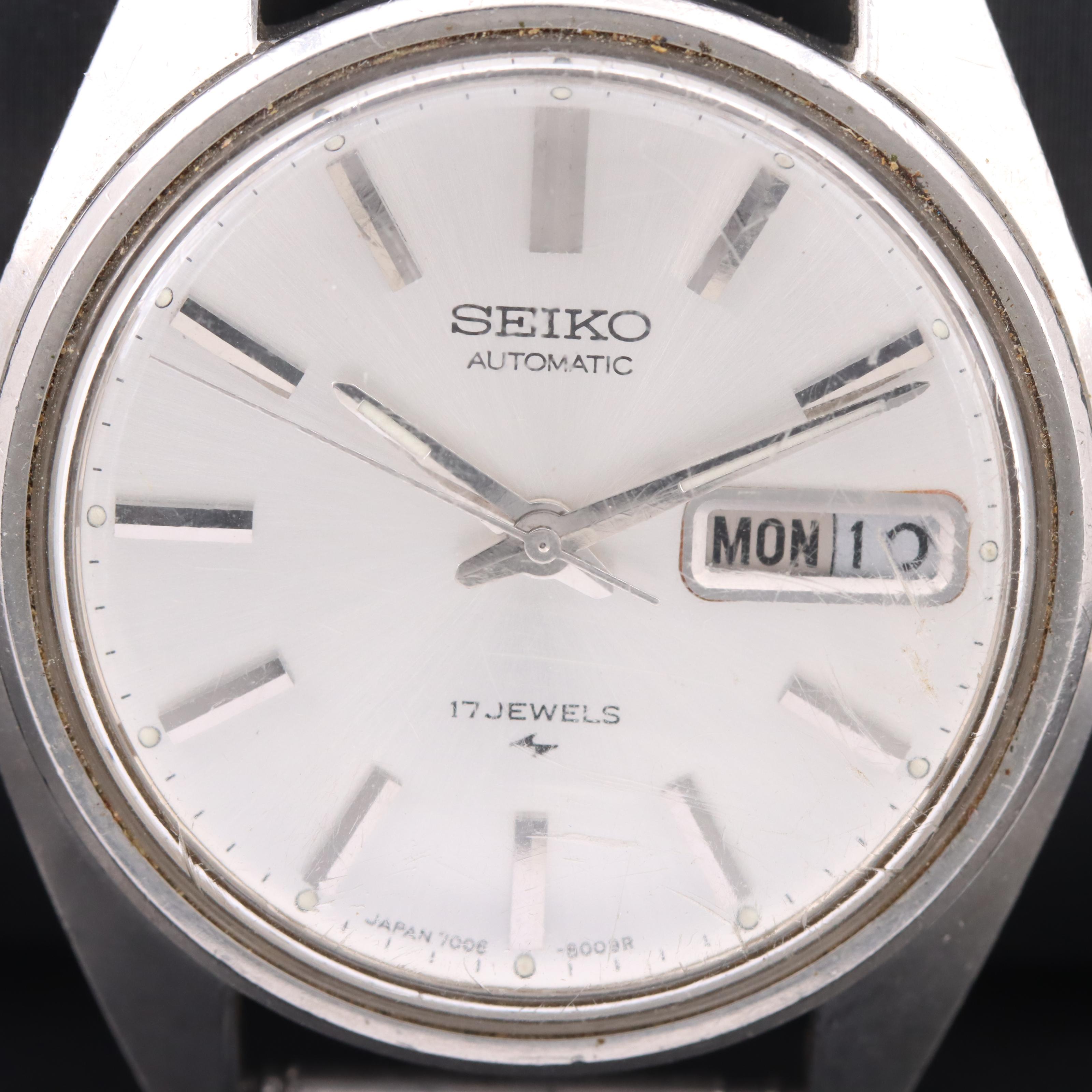 Vintage Seiko Automatic Day-Date Watch