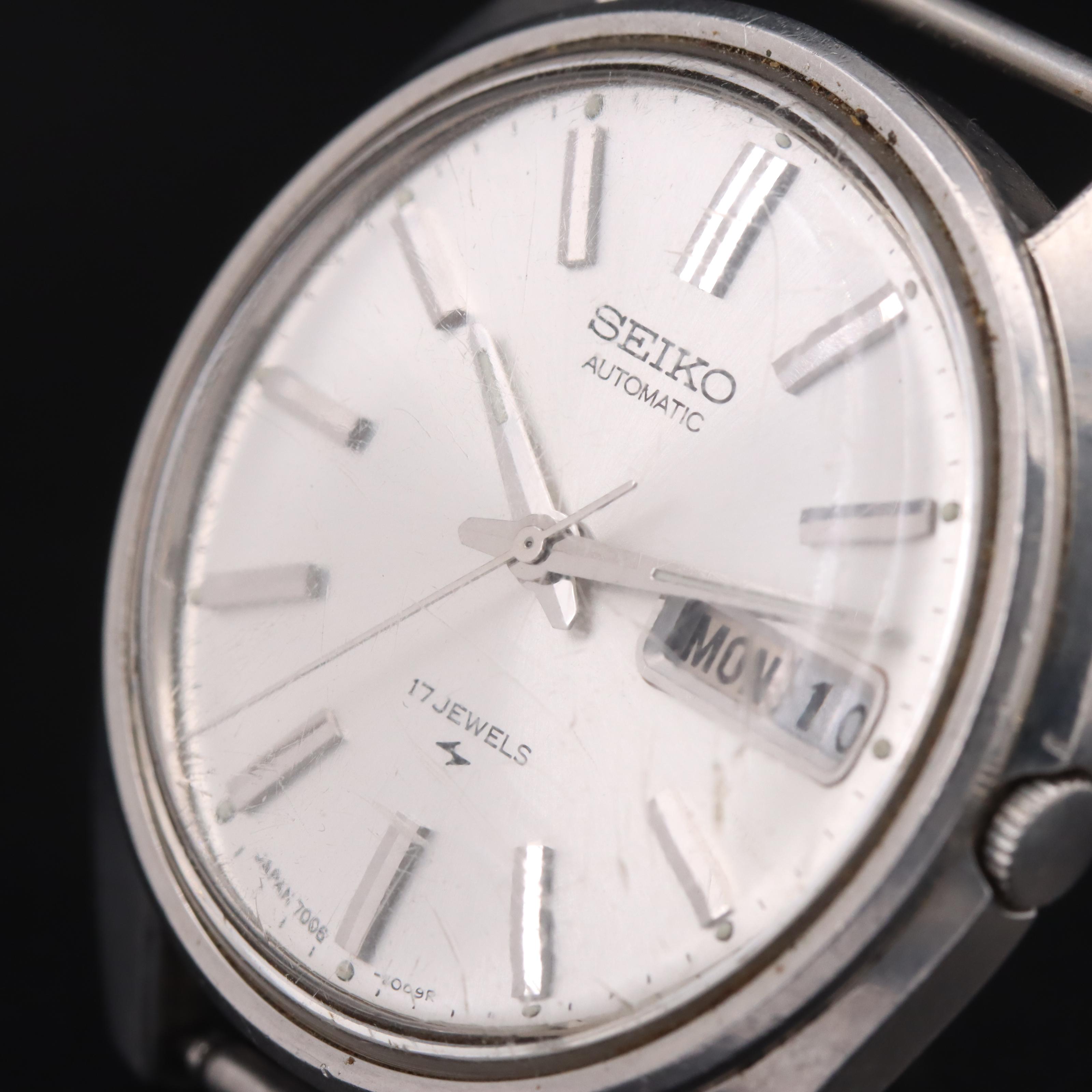 Vintage Seiko Automatic Day-Date Watch