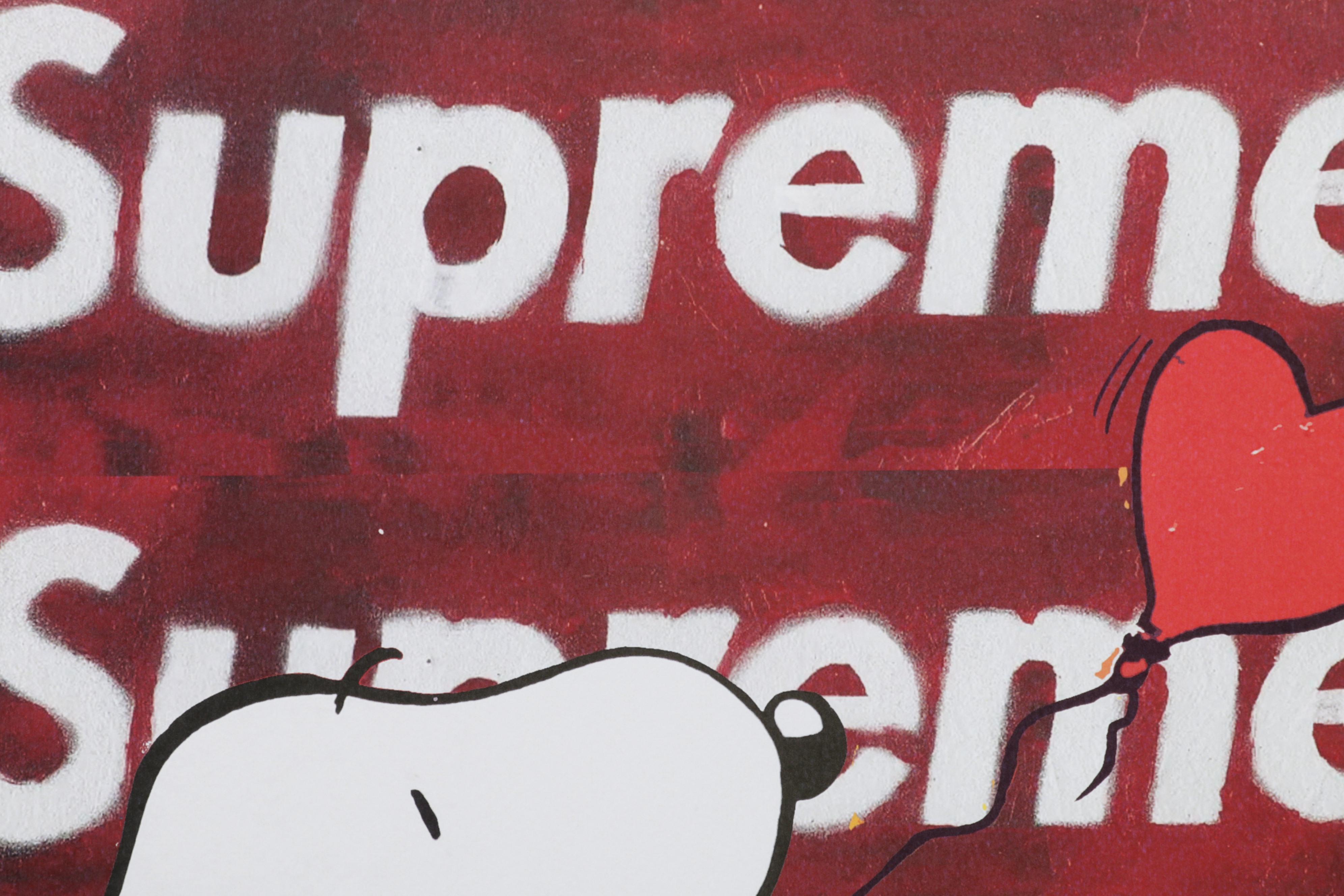 Death NYC Snoopy Supreme Pop Art Print