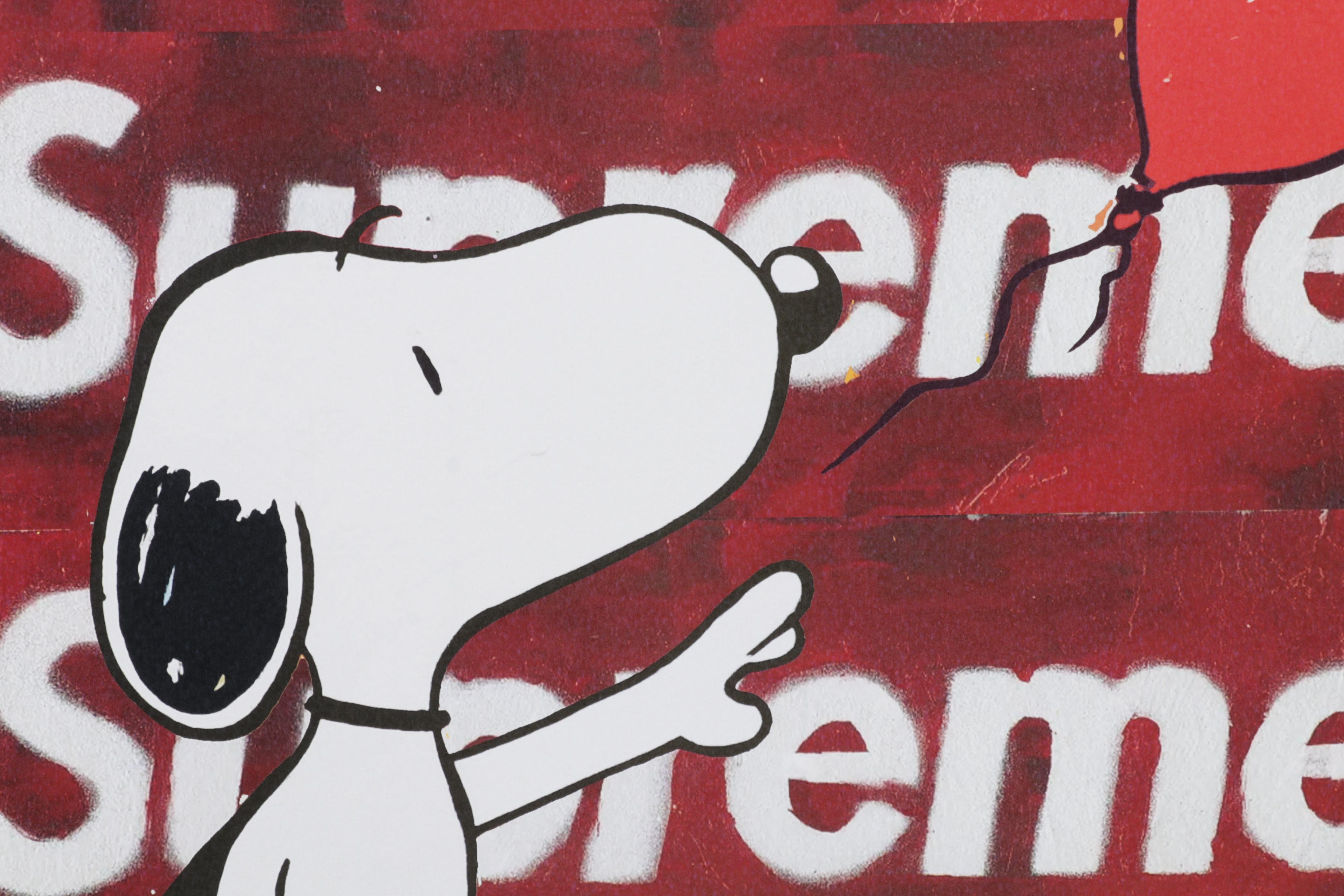 Death NYC Snoopy Supreme Pop Art Print