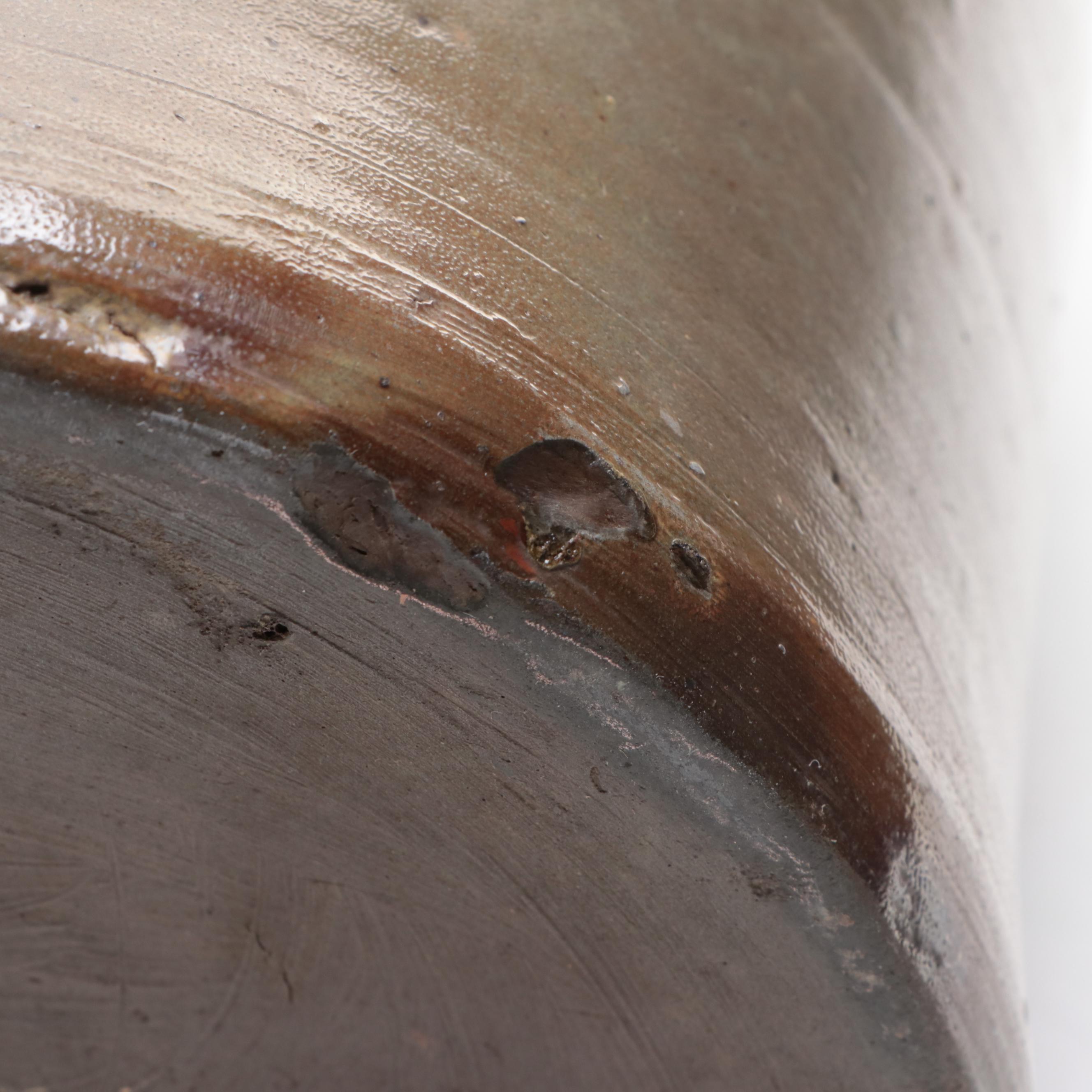 Hamilton & Jones and Other Salt Glazed Stoneware Crock, 20th Century