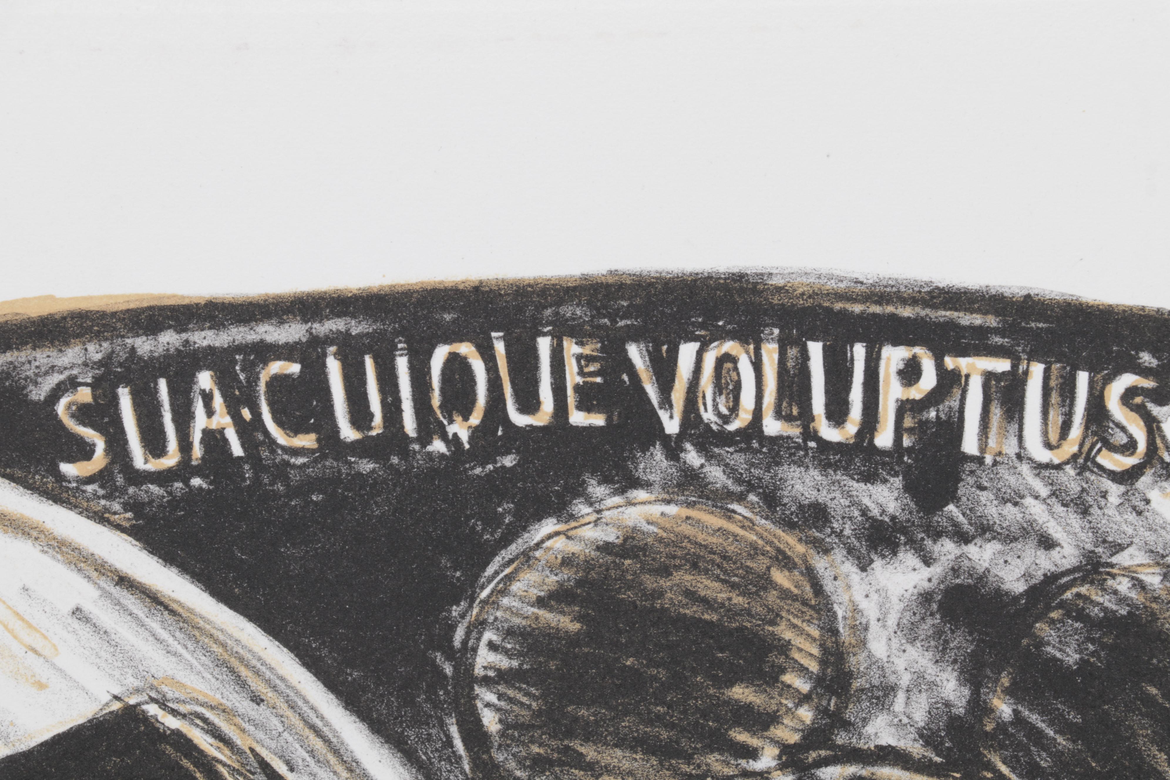 Sidney Chafetz Color Lithograph "Mirror Image," 1996