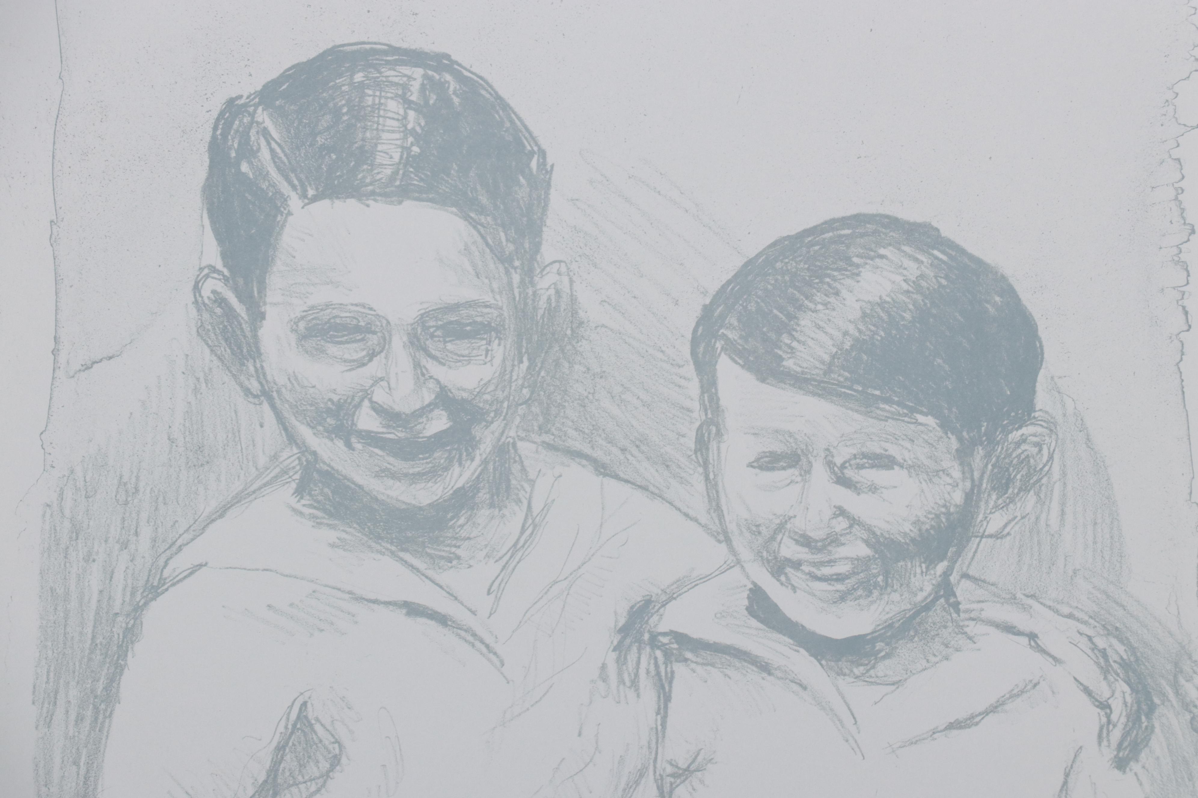 Sid Chafetz Lithographs "Philip and Rose Shafner" & "The Gabrilowitz Brothers"