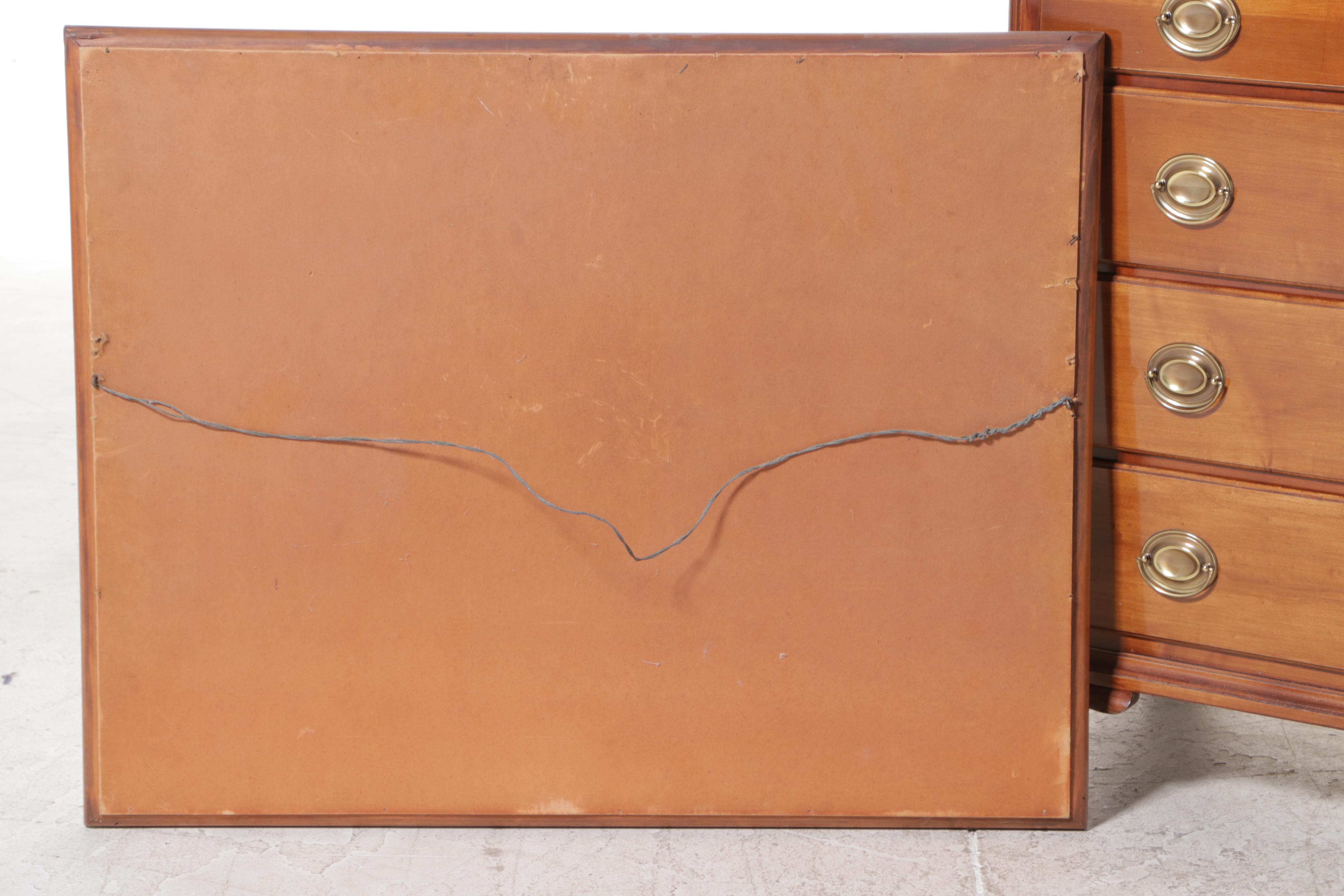 Kling Furniture Chippendale Style Maple Six-Drawer Dresser, 20th Century