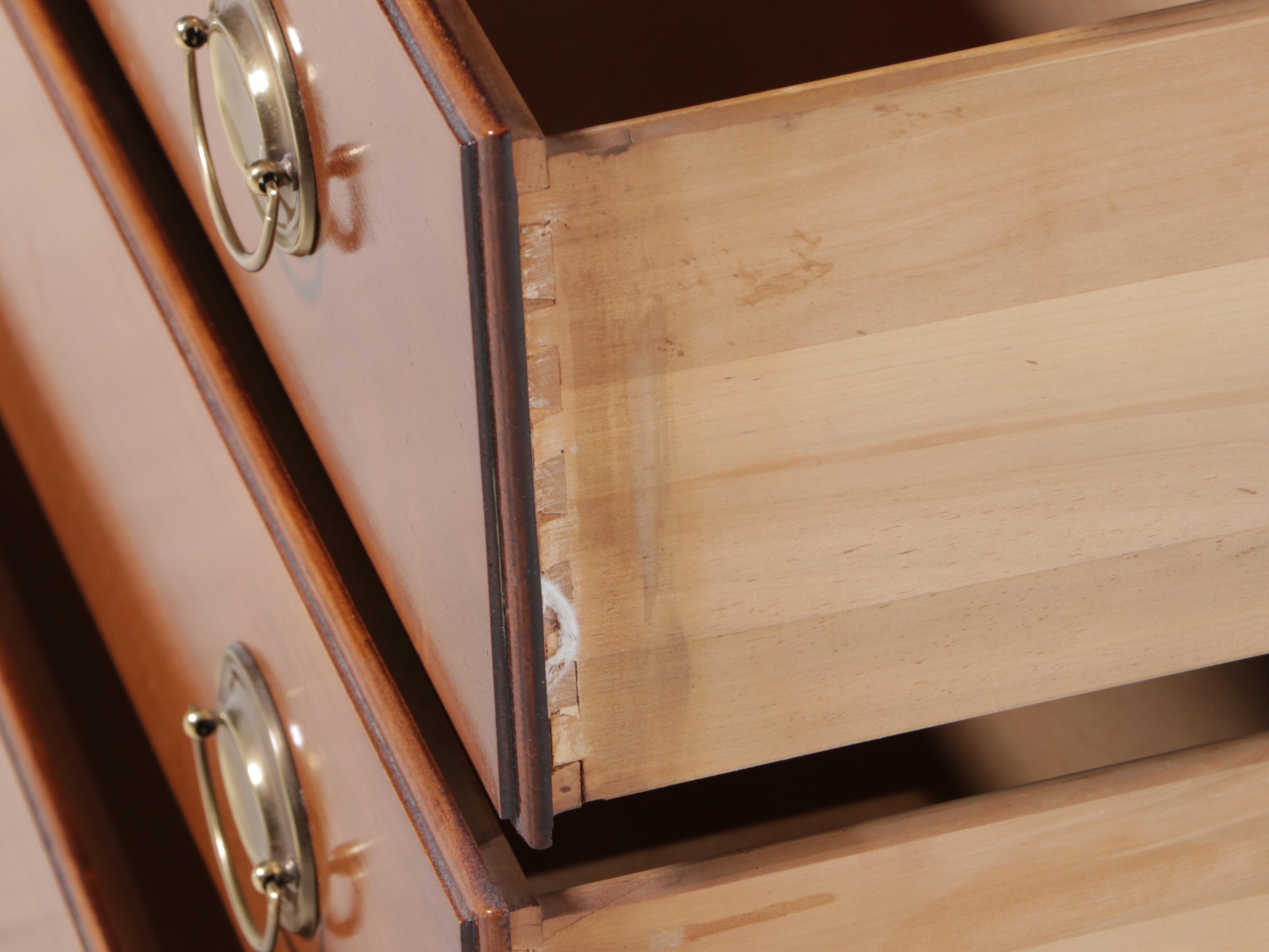 Kling Furniture Chippendale Style Maple Six-Drawer Dresser, 20th Century