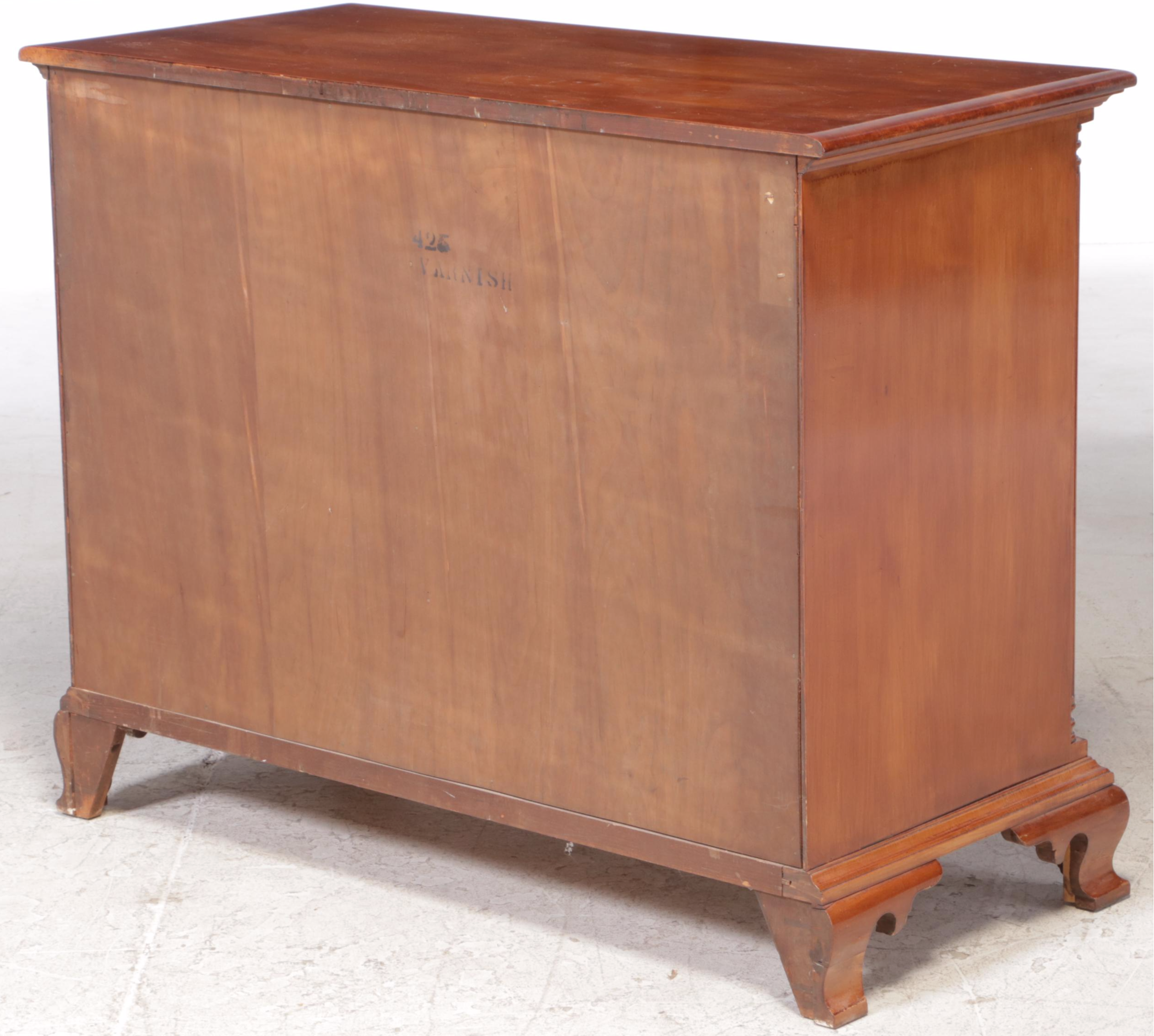 Kling Furniture Chippendale Style Maple Six-Drawer Dresser, 20th Century