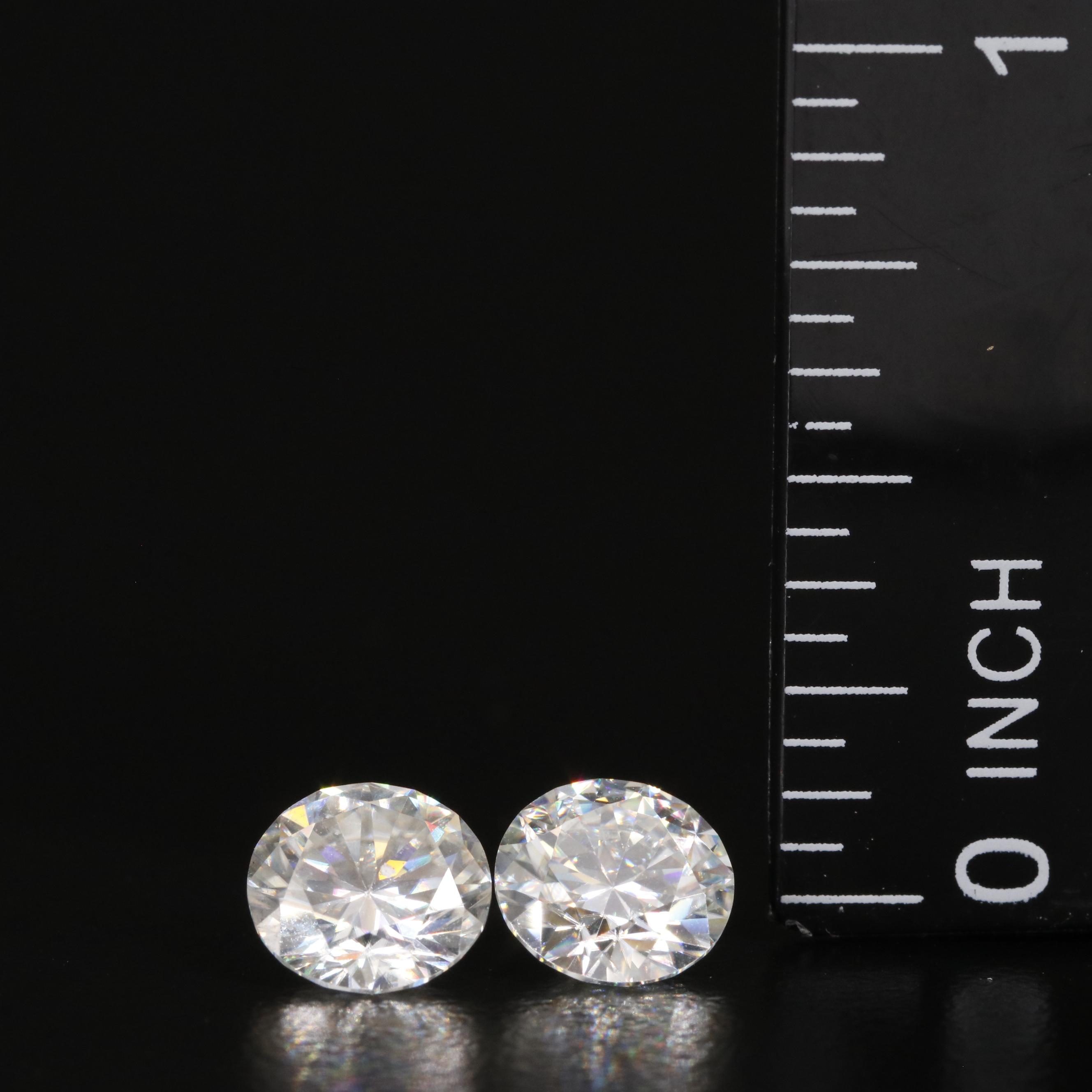 Loose 2.45 CTW Moissanite Lot