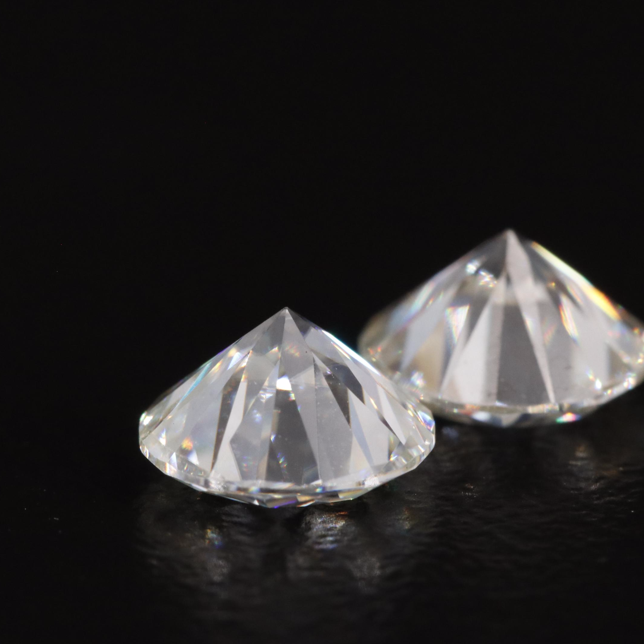 Loose 2.45 CTW Moissanite Lot