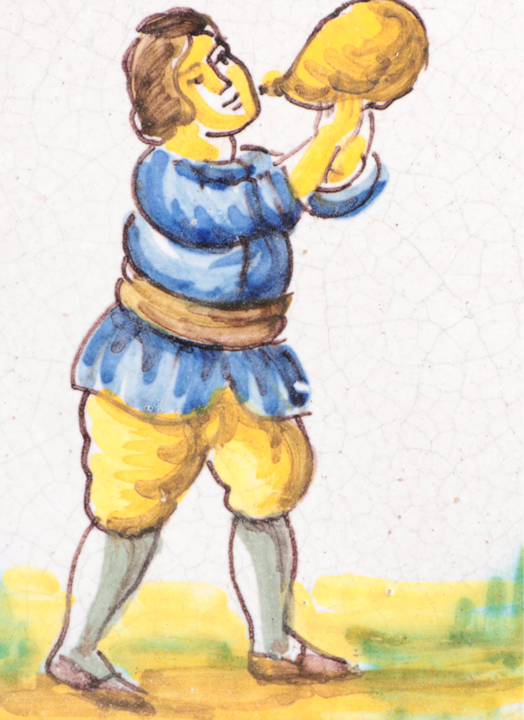 Framed Italian Ceramic Wall Tiles