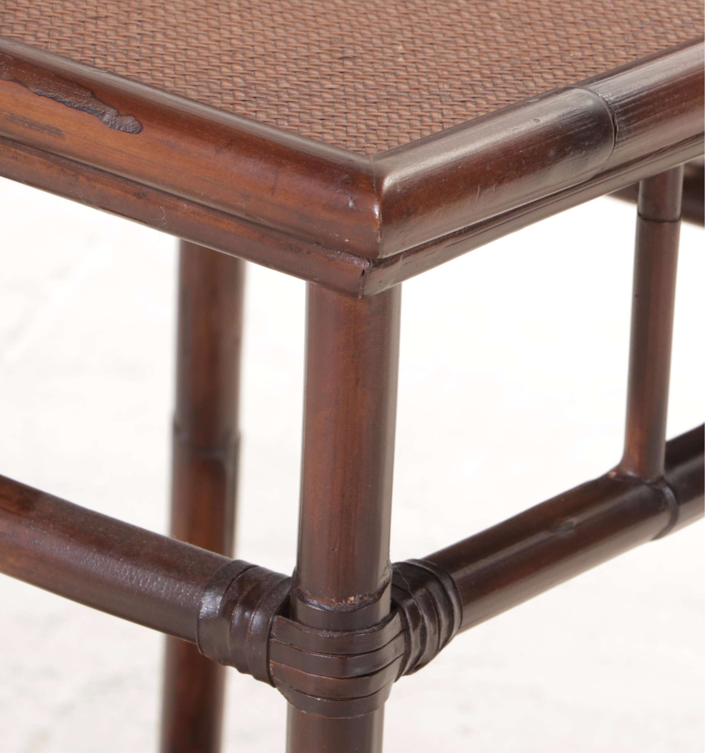 Pottery Barn Rattan Bedside Table