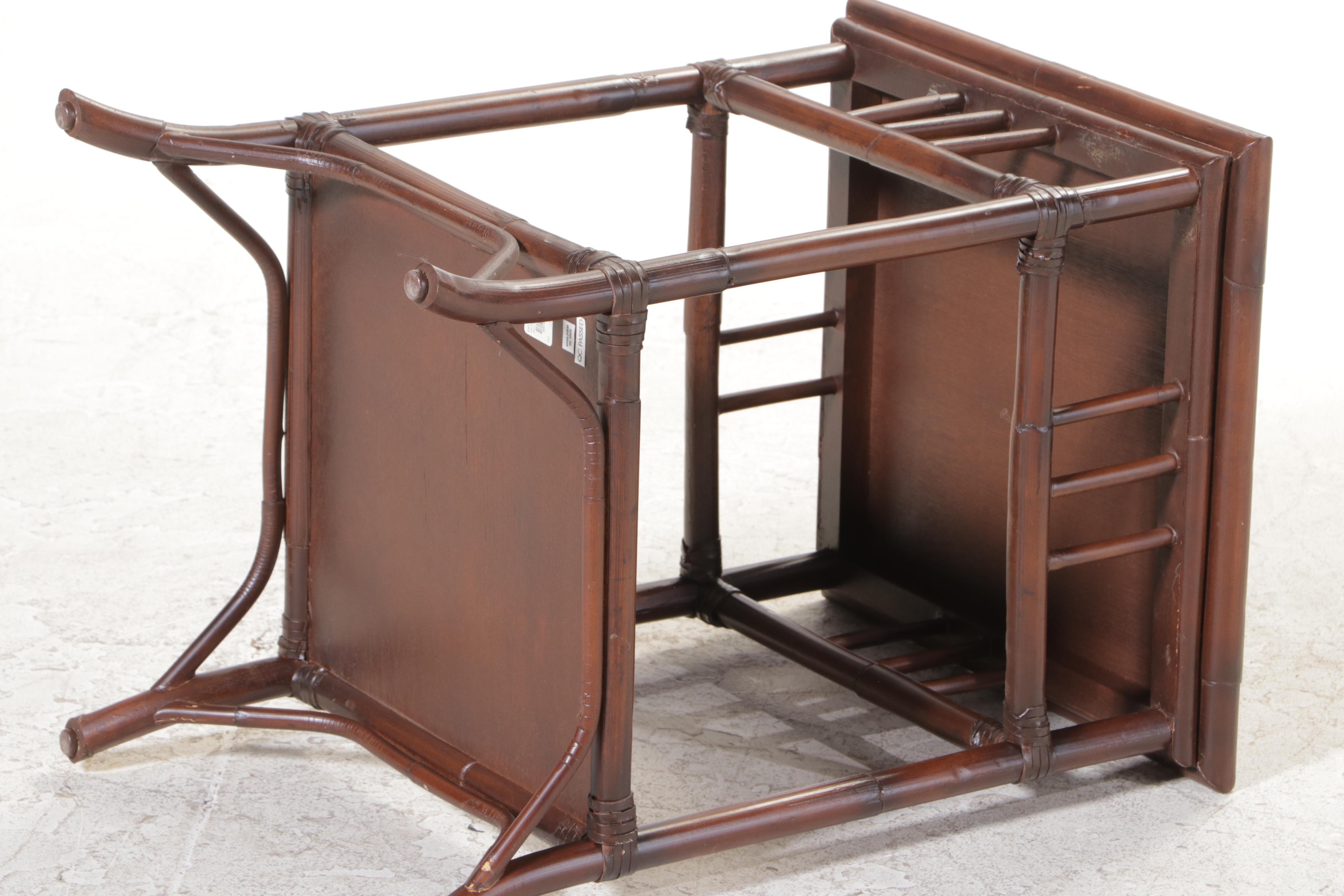 Pottery Barn Rattan Bedside Table