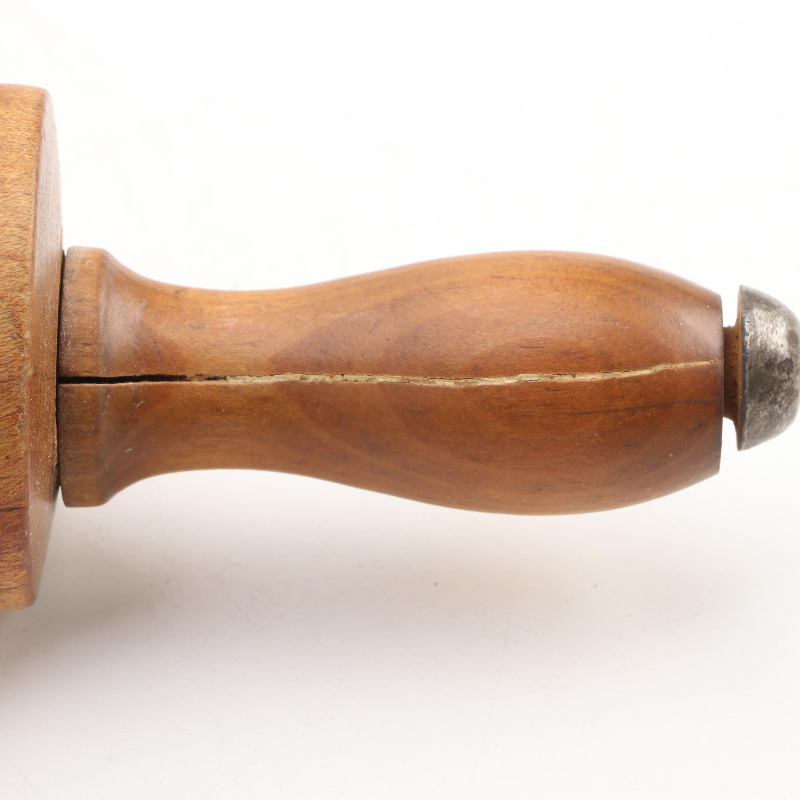 Arcade Cast Iron Lemon Squeezer with Toleware Containers and Other Kitchenware