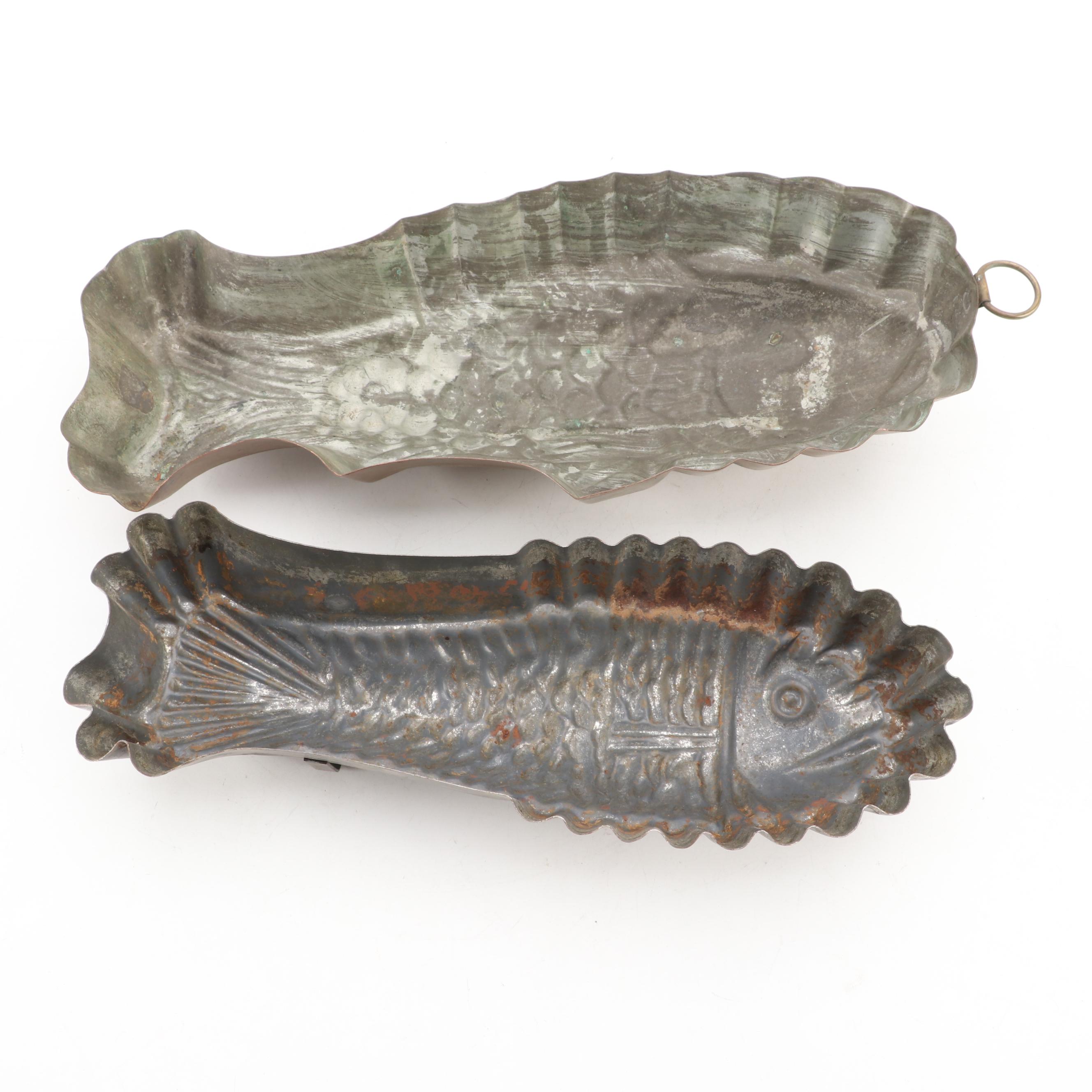 Arcade Cast Iron Lemon Squeezer with Toleware Containers and Other Kitchenware