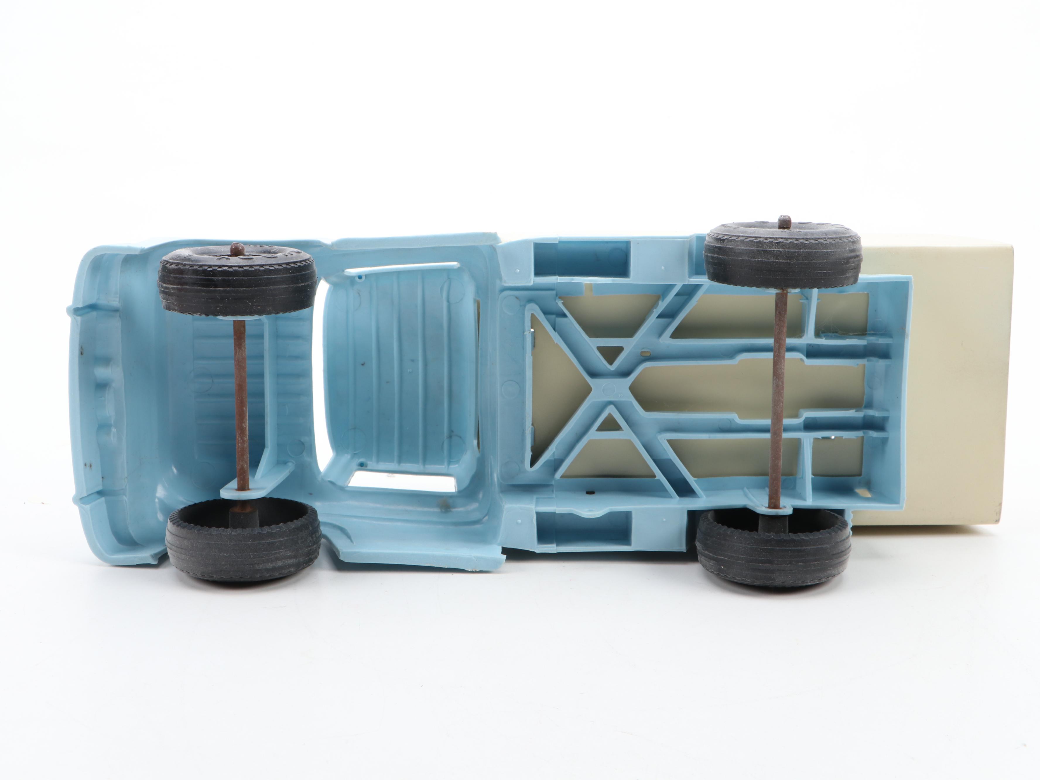 Metalcraft Coca-Cola with Buddy "L" Supermarket Toy Delivery Trucks, Mid-20th C.