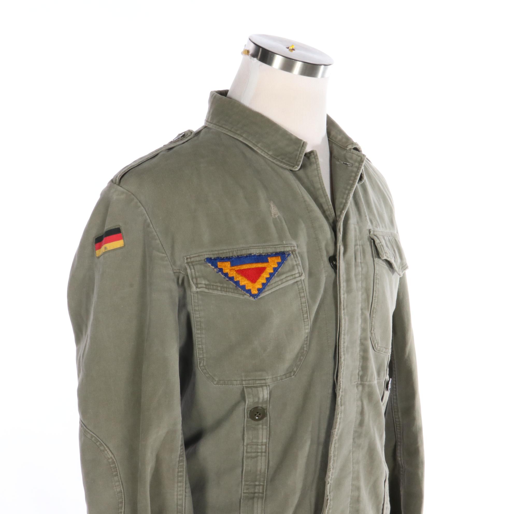 German Army Moleskin Shirt Jacket and Cold Weather Pleated Uniform Trousers