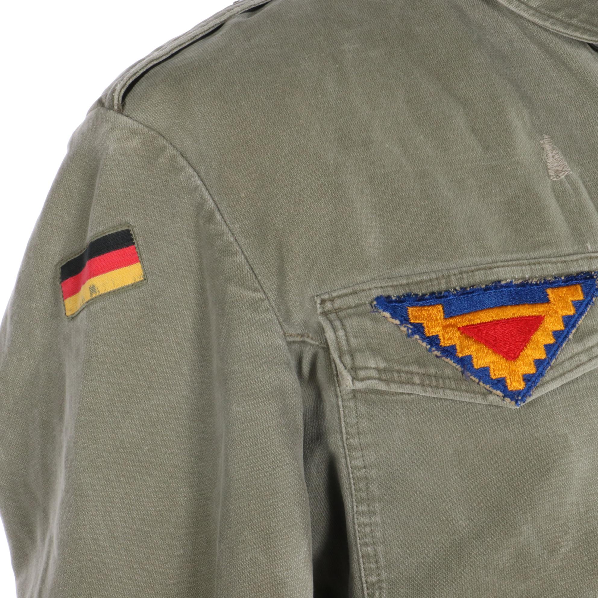German Army Moleskin Shirt Jacket and Cold Weather Pleated Uniform Trousers