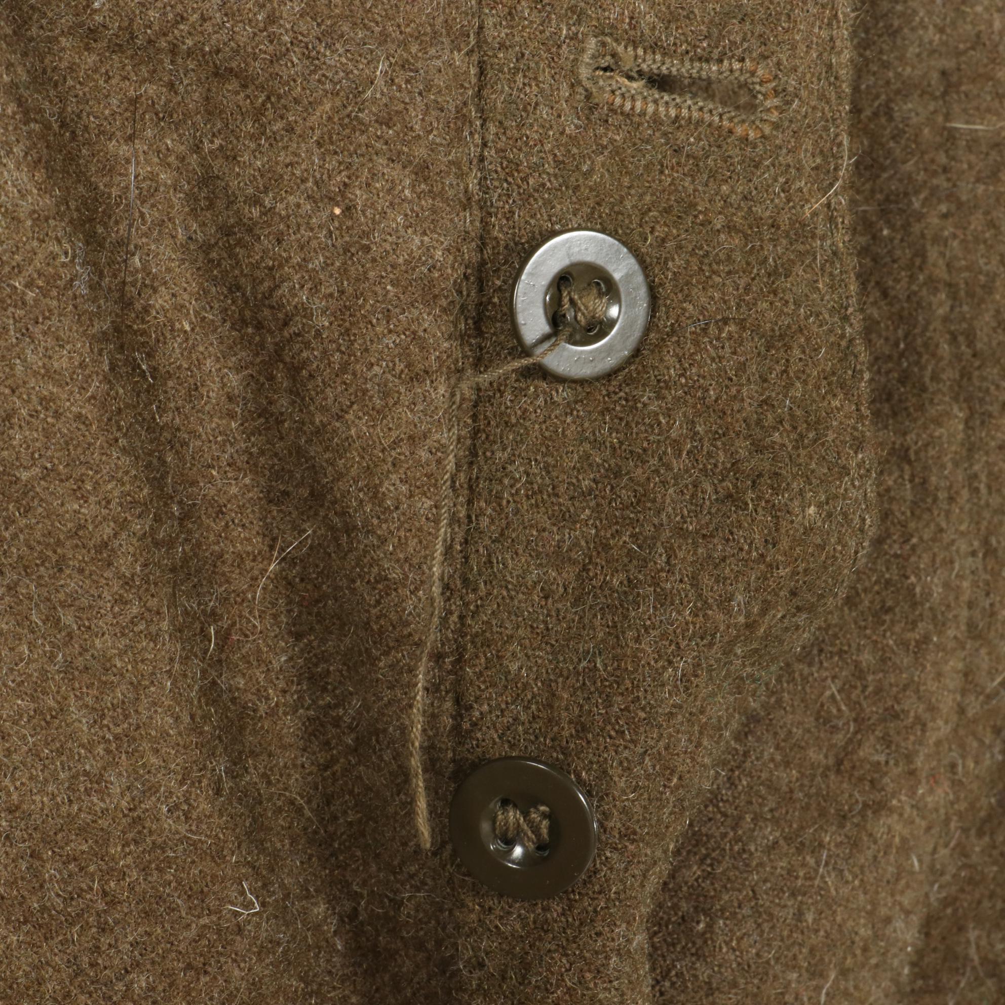 German Army Moleskin Shirt Jacket and Cold Weather Pleated Uniform Trousers