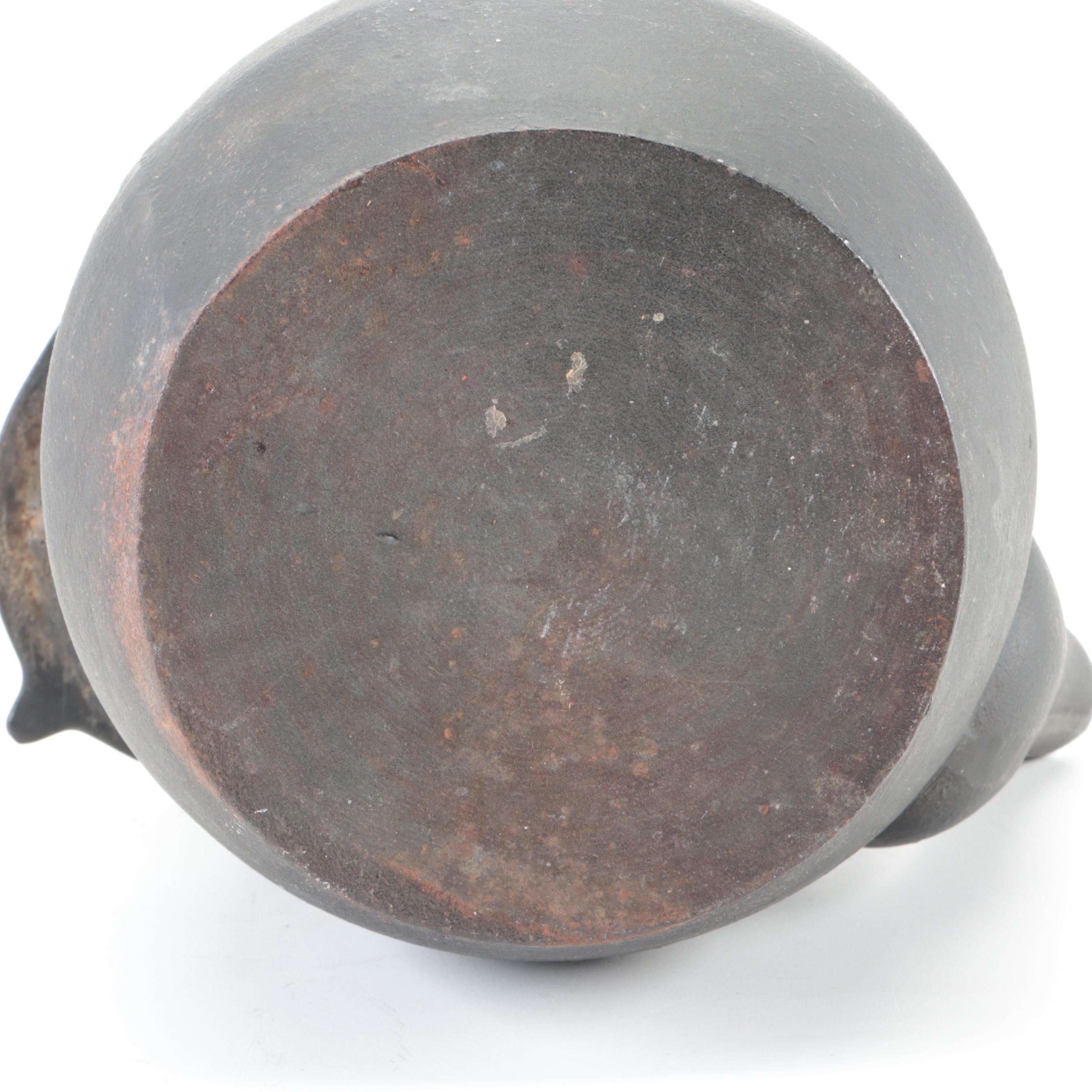 Griswold Wagner Ware Cast Iron Pot With John Wright Tea Kettle