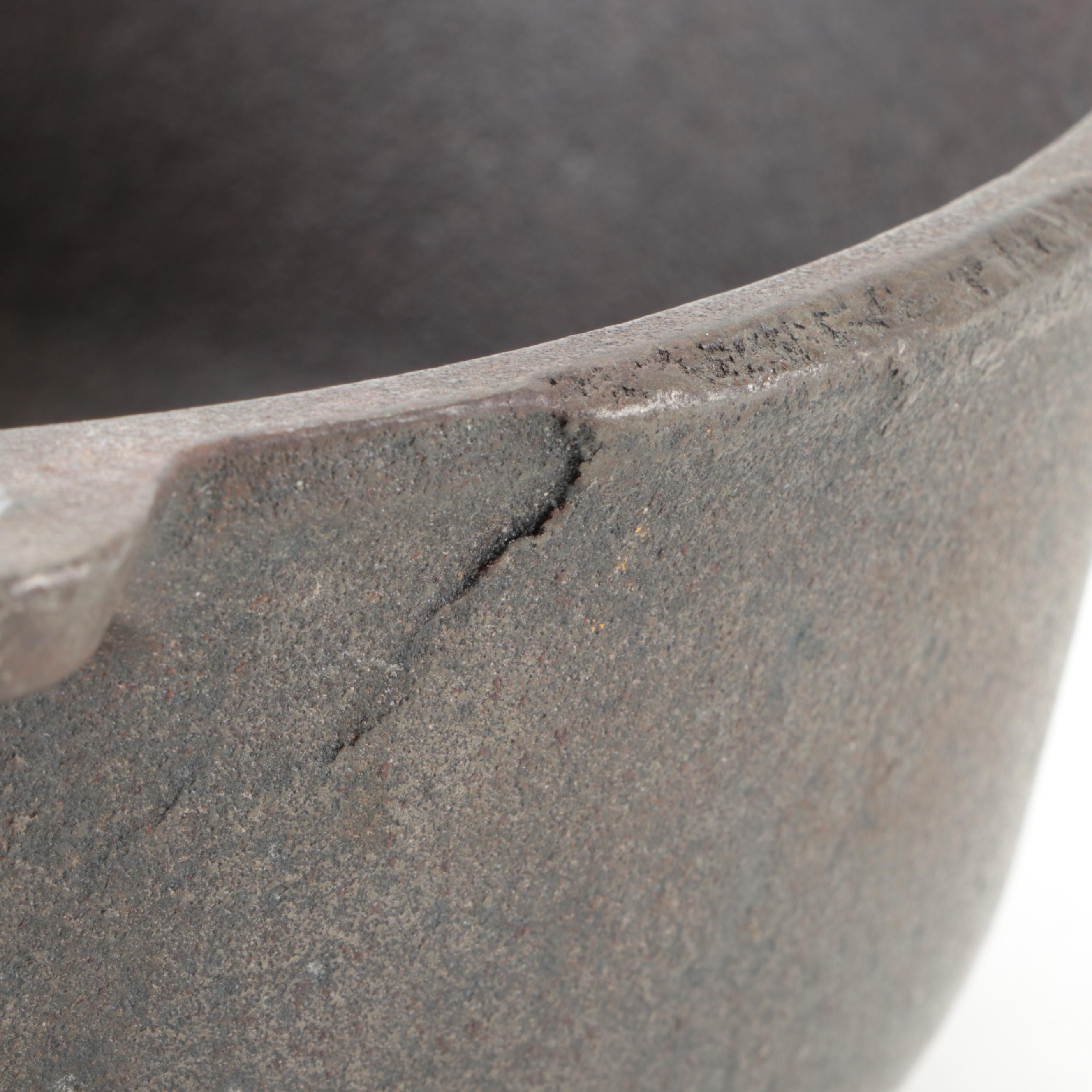 Griswold Wagner Ware Cast Iron Pot With John Wright Tea Kettle