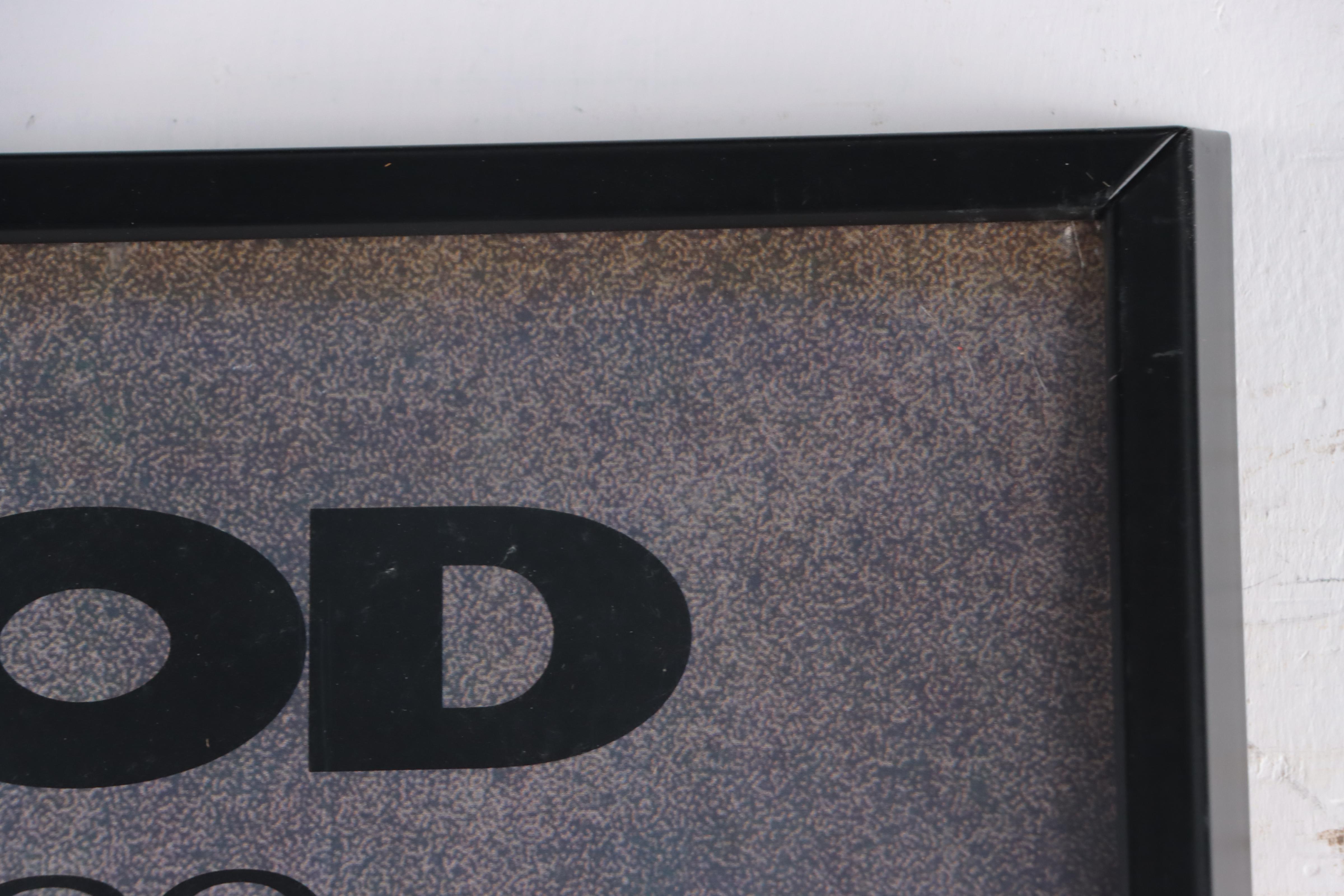 Signed Clint Eastwood "In The Line of Fire" Poster