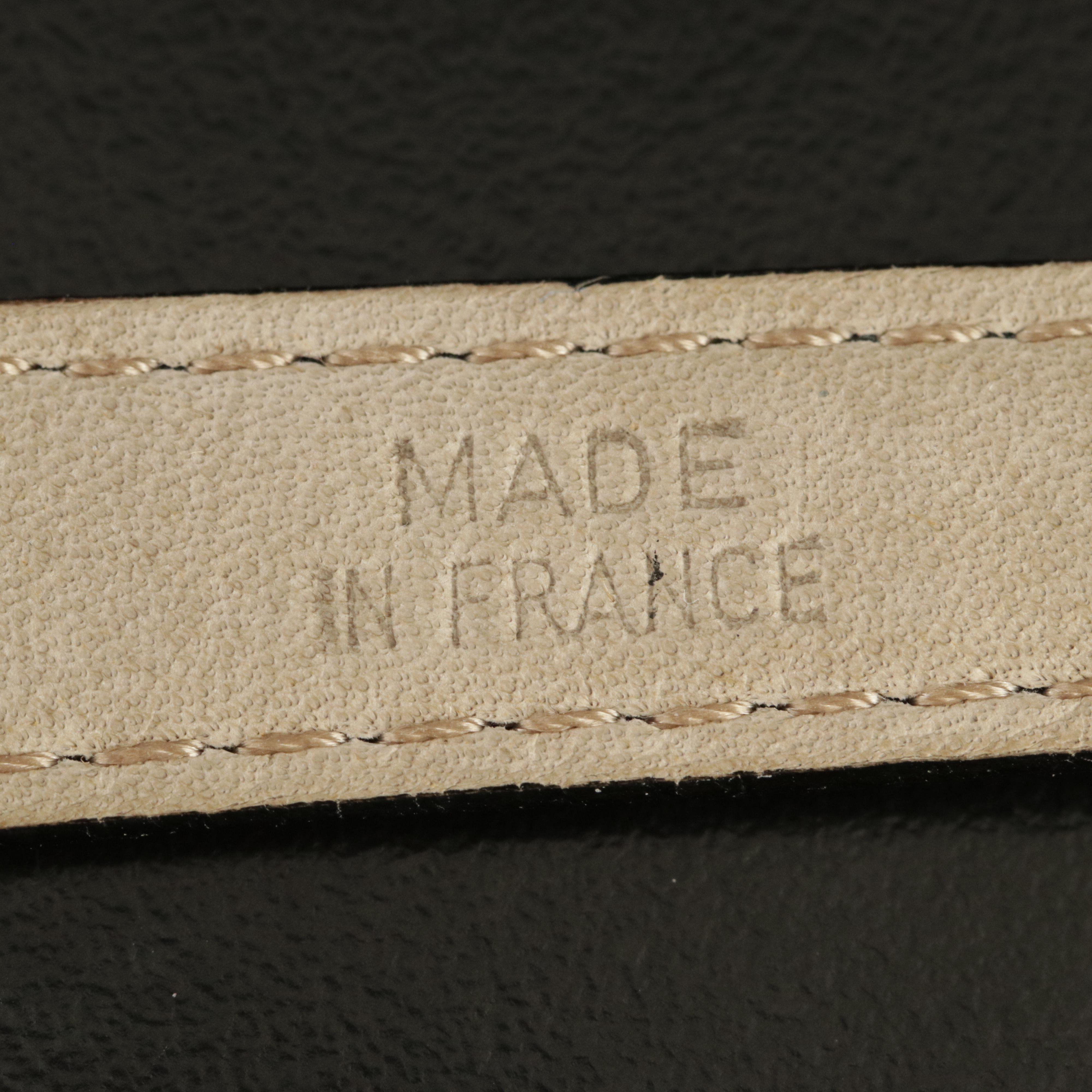 Cartier Pin Buckle Watch Strap in 18K and Leather