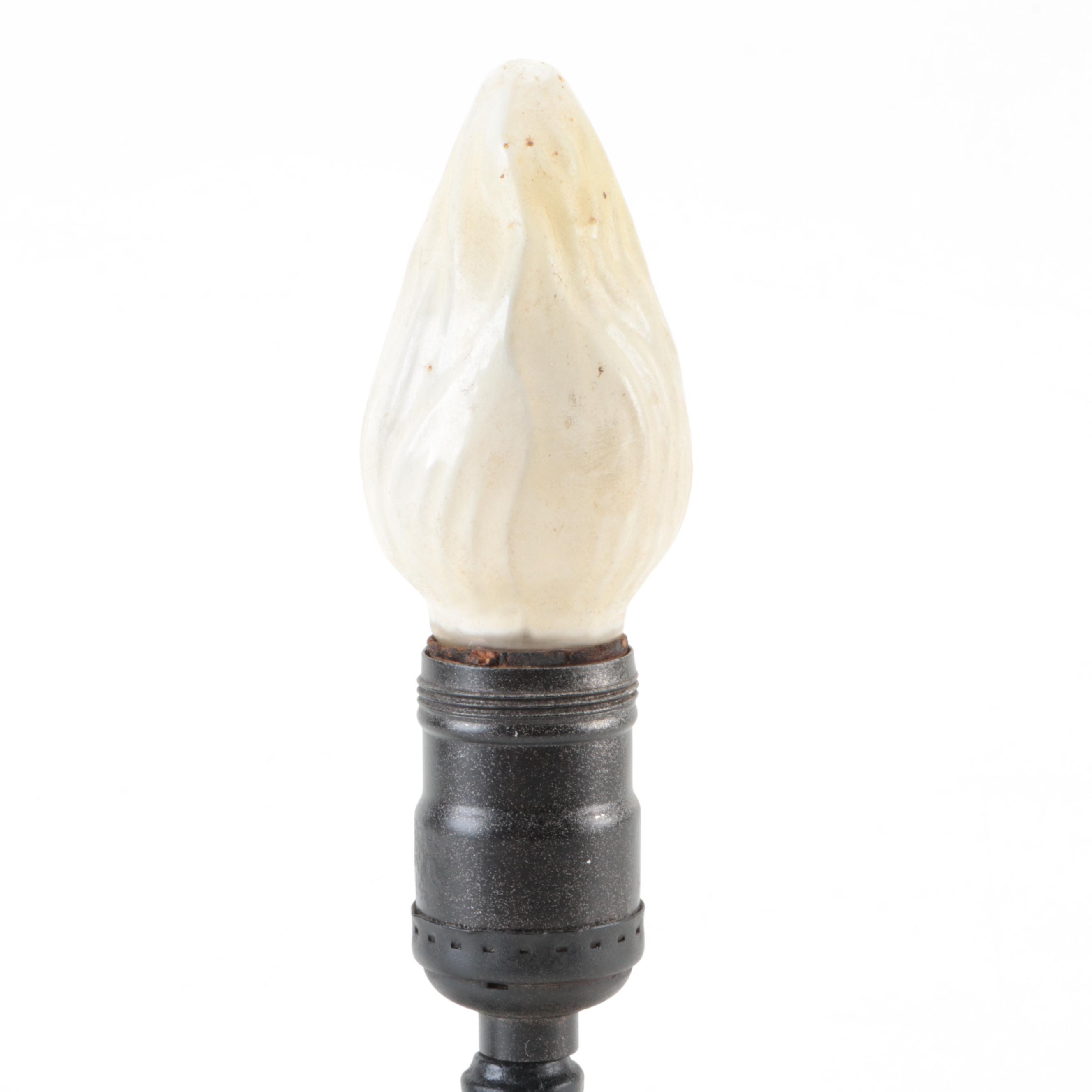 French Orientalist Style Cast Iron Camel Accent Lamp, Late 19th/Early 20th C