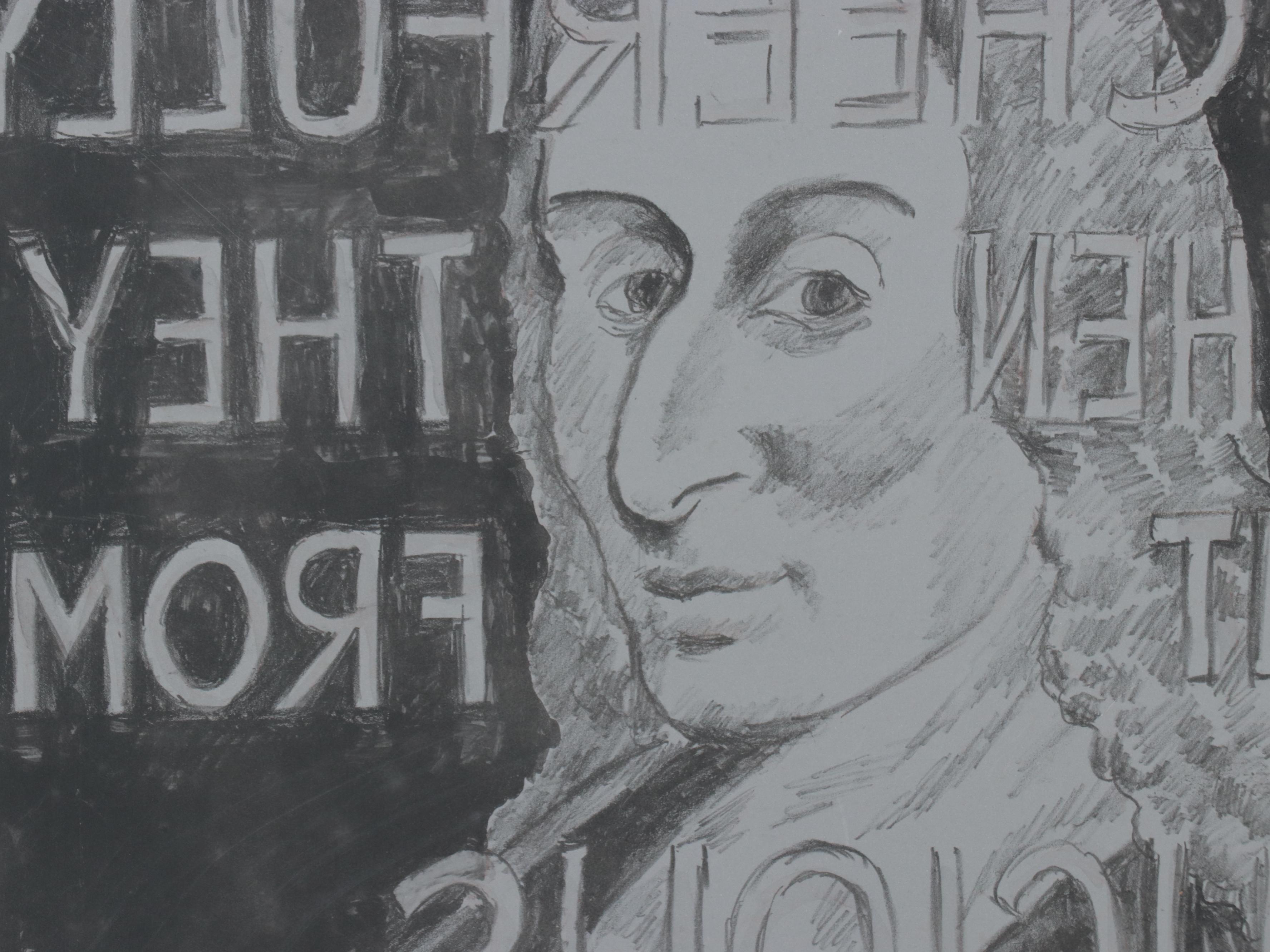 Sidney Chafetz Lithograph and Lithograph Plates of Blais Pascal