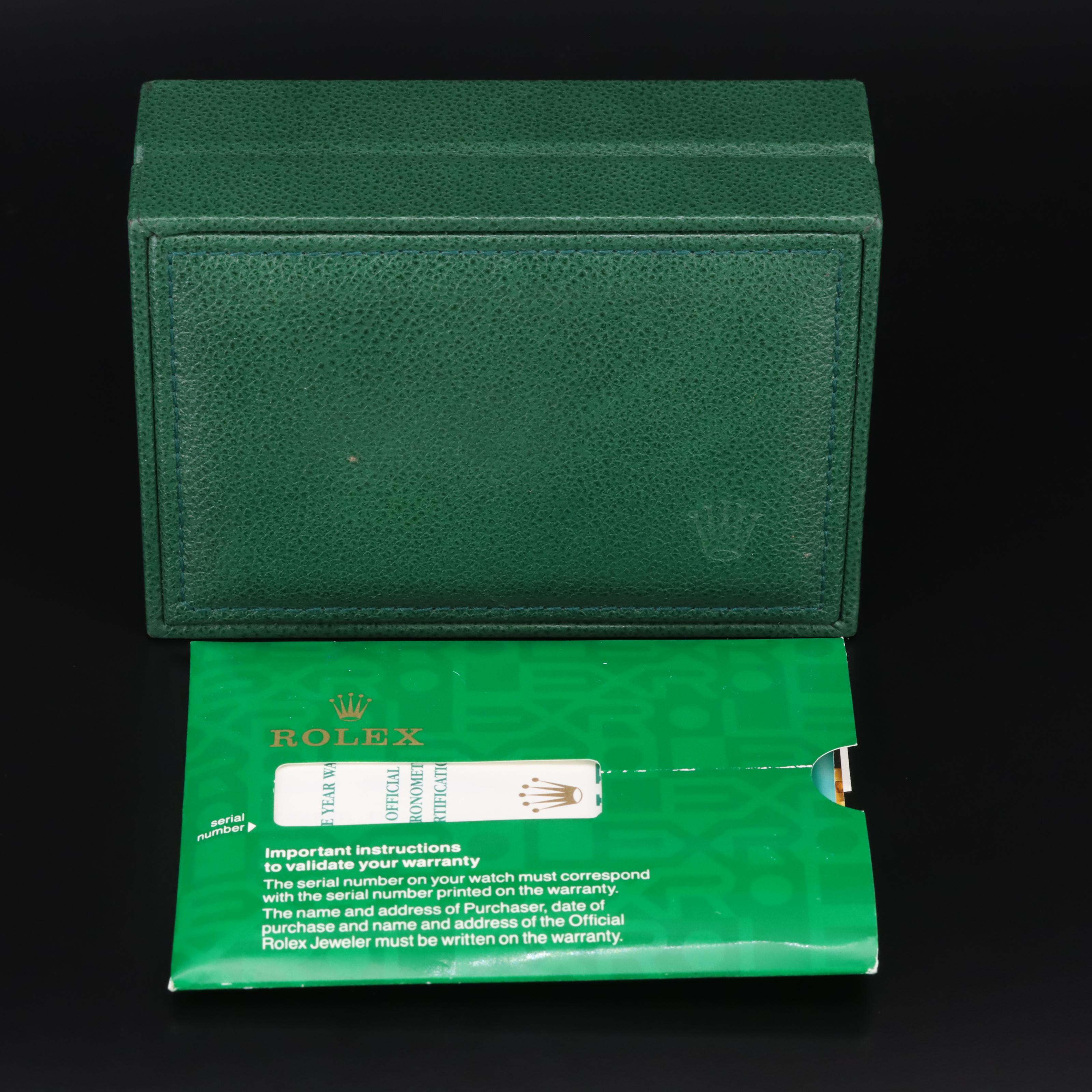 1995 Rolex Platinum Factory Diamond Dial and Custom Bezel Datejust Watch