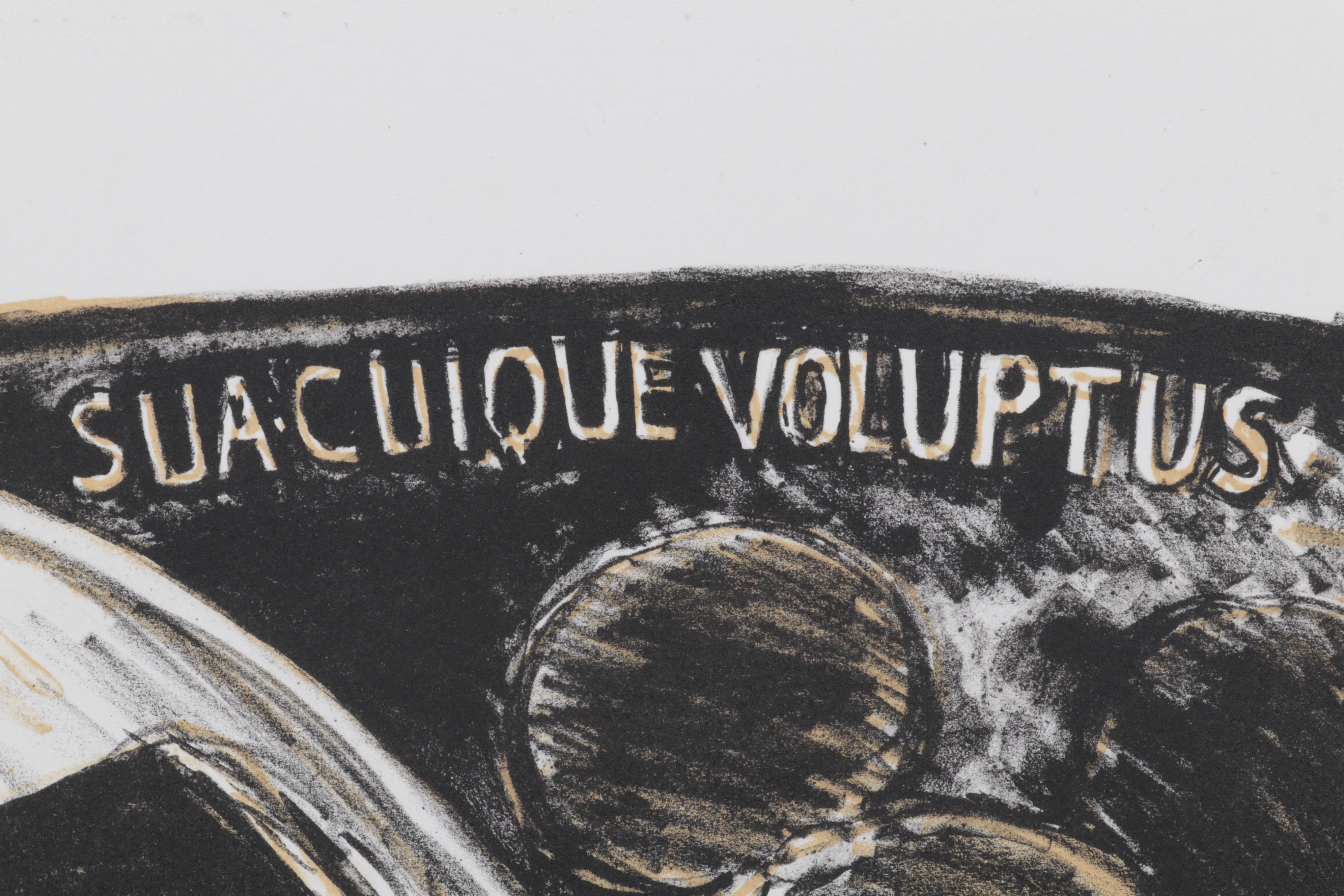 Sidney Chafetz Color Lithograph "Mirror Image," 1996