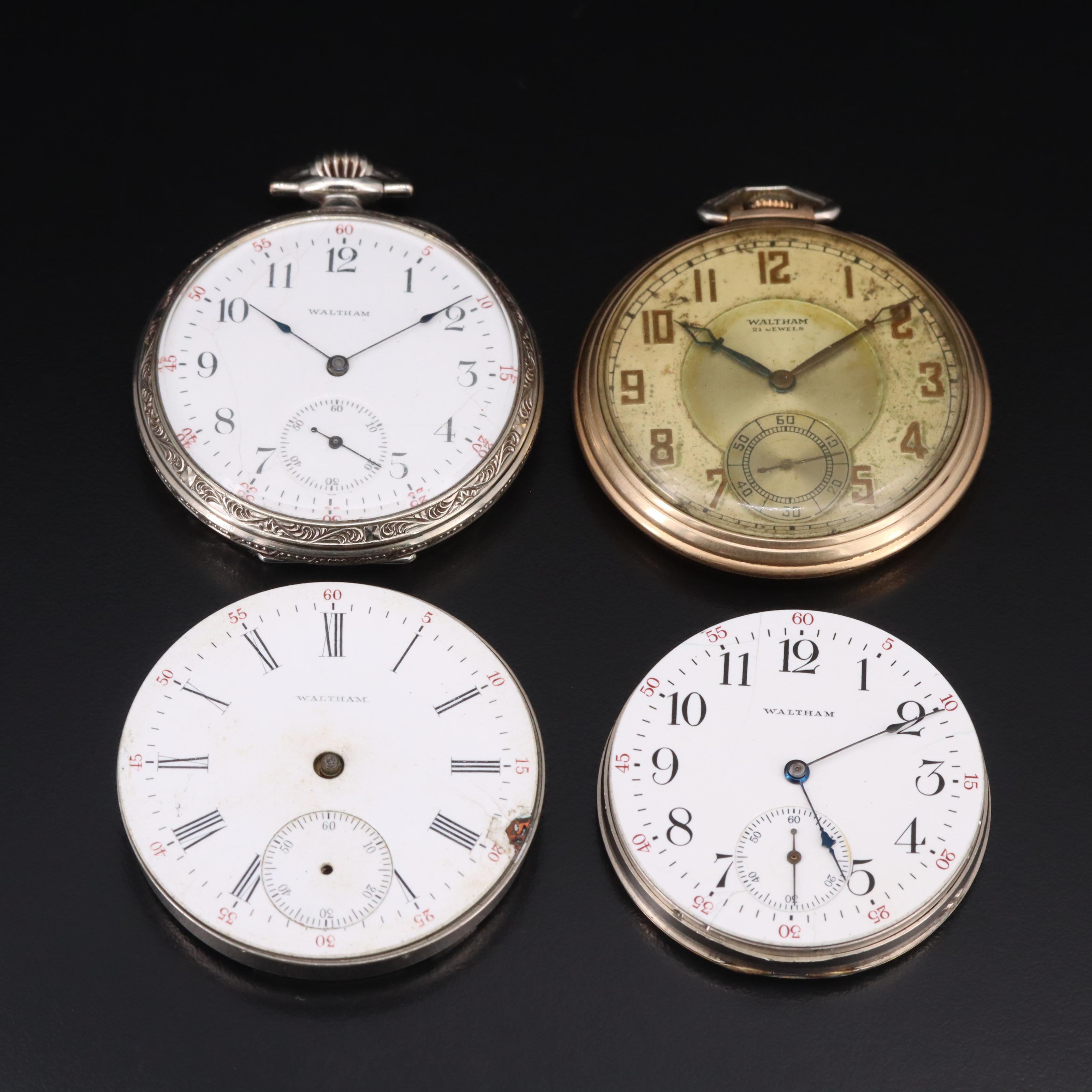 Antique Waltham Pocket Watch Movements
