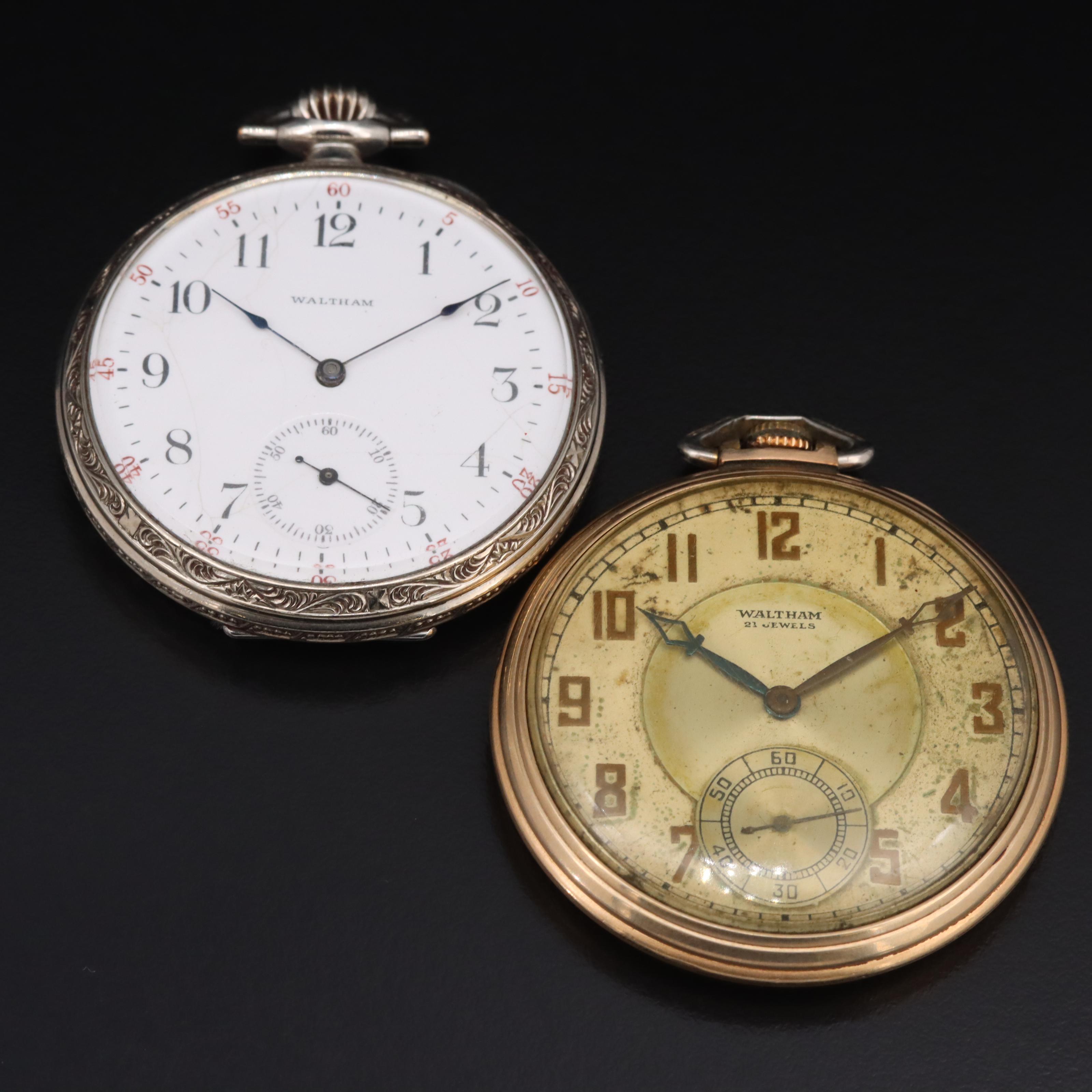 Antique Waltham Pocket Watch Movements