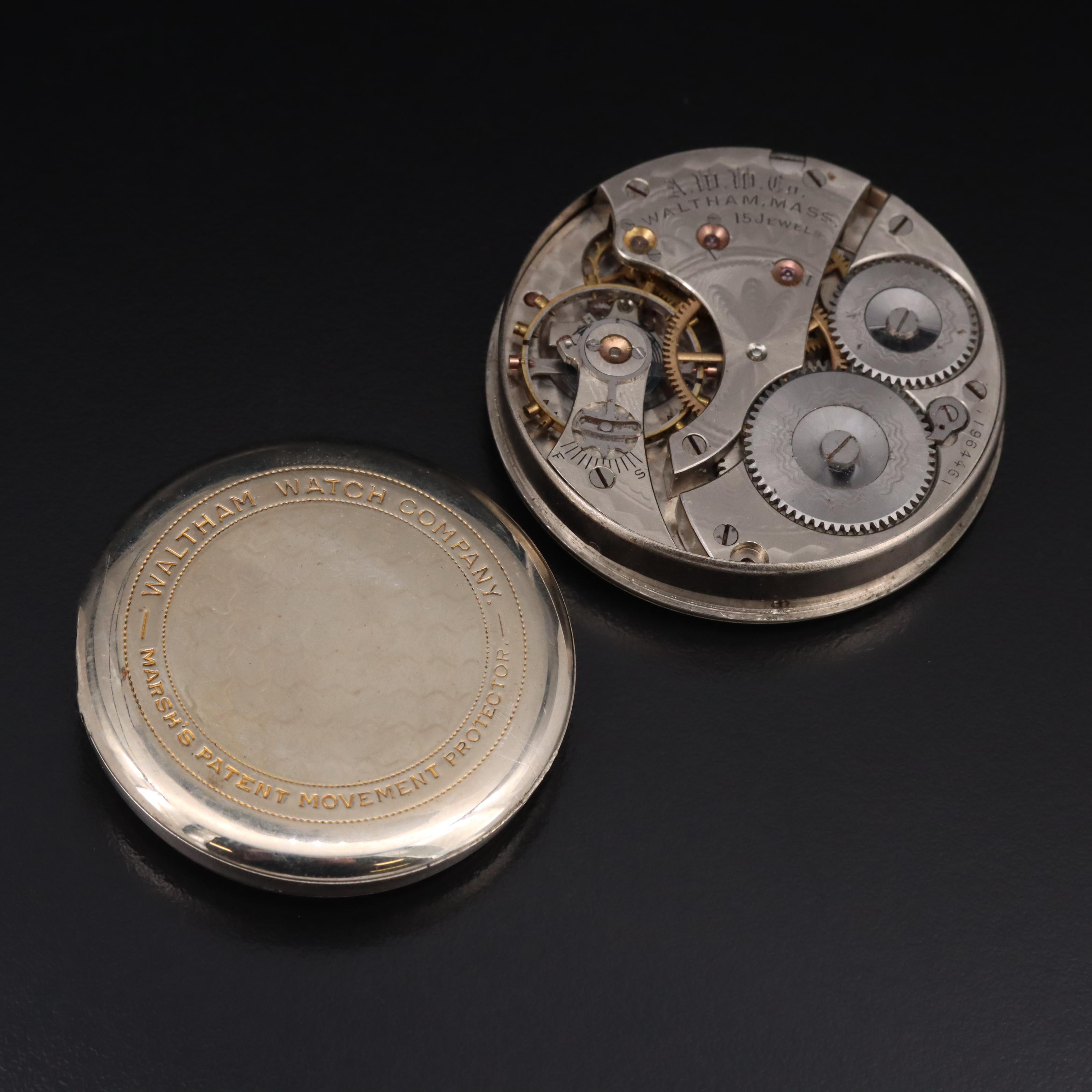 Antique Waltham Pocket Watch Movements