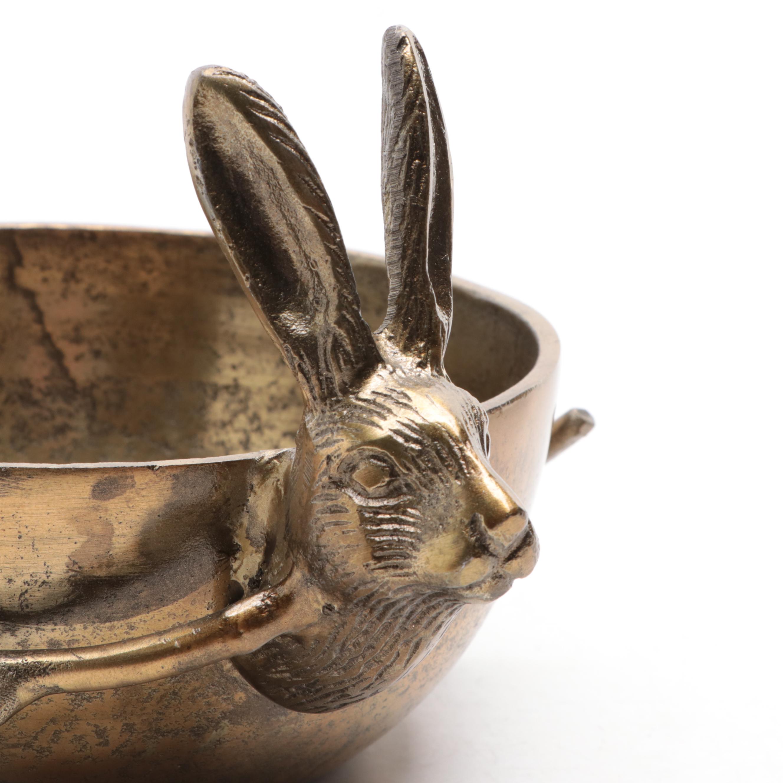 Brass Eric + Eloise Collection Handled Bowl