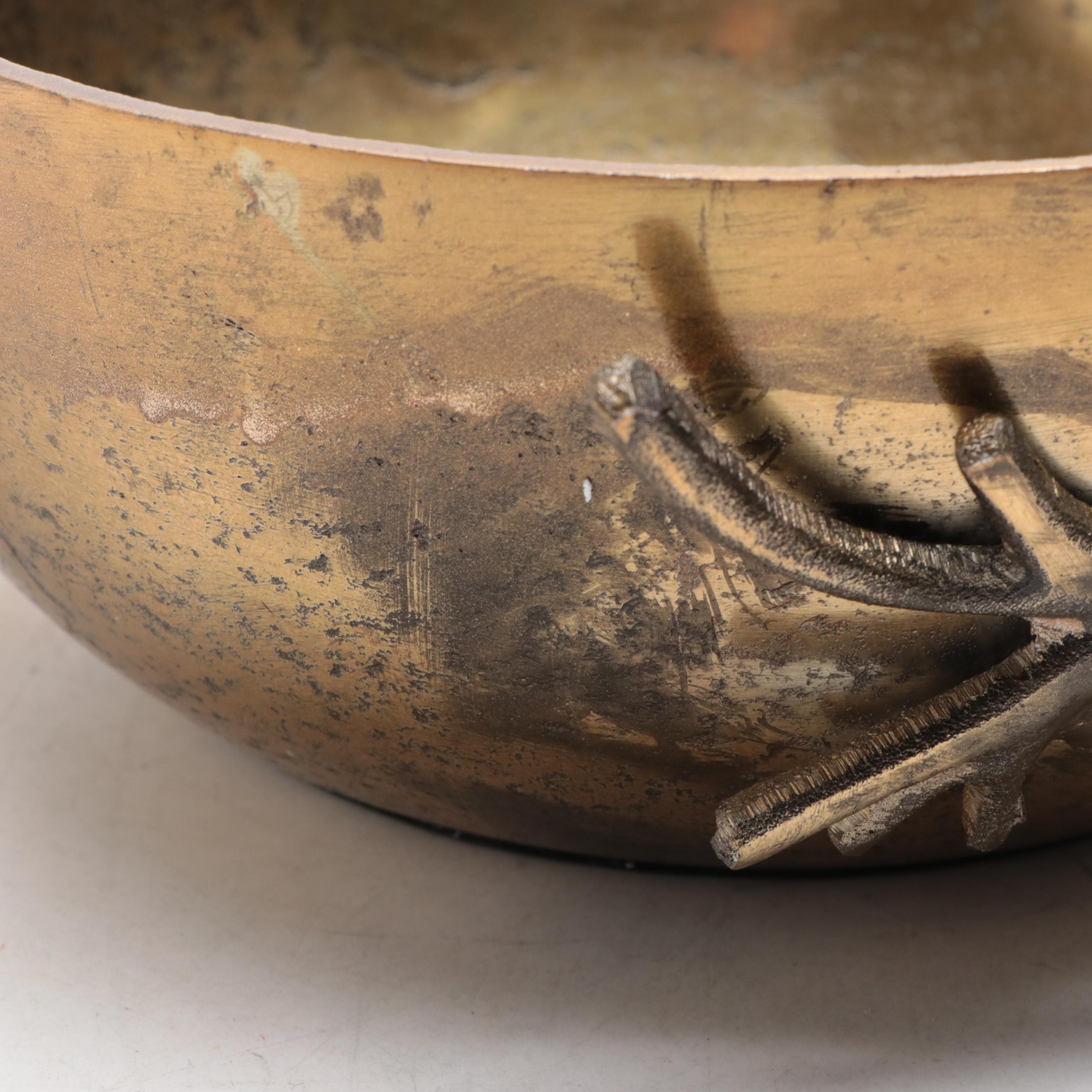 Brass Eric + Eloise Collection Handled Bowl