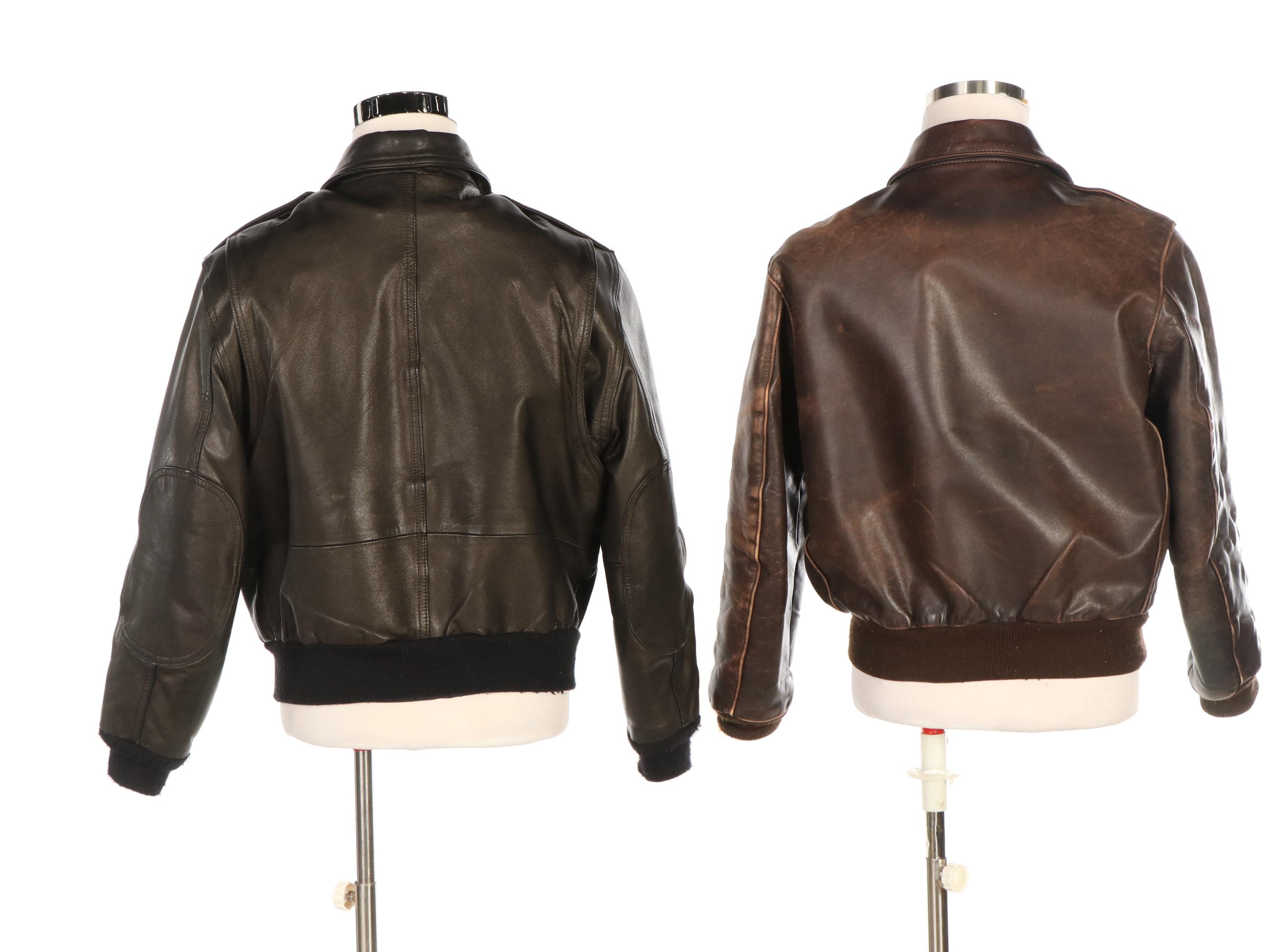 Men's San Diego Leather Jacket Company and Schott Bros, Inc. Leather Jackets