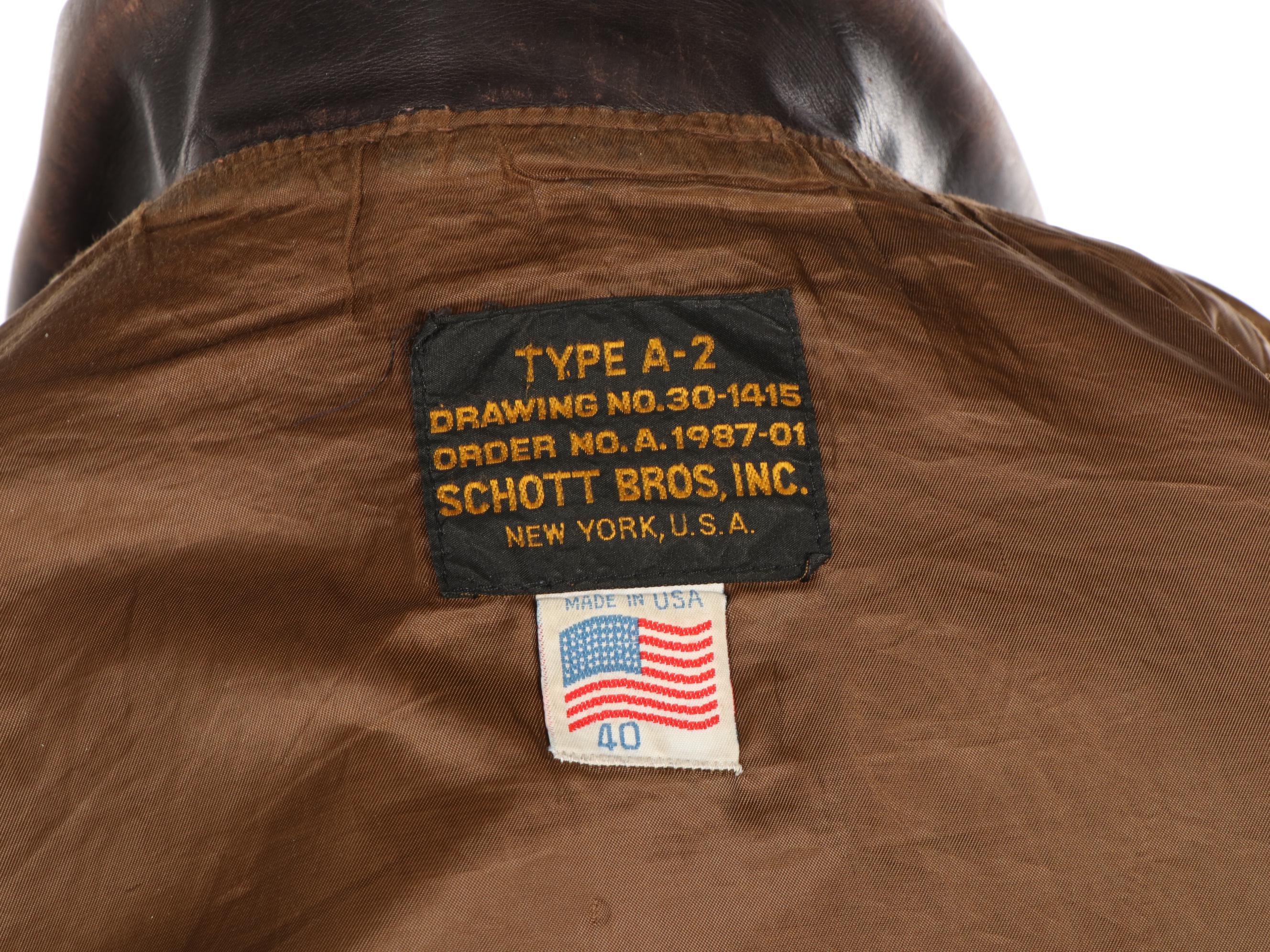 Men's San Diego Leather Jacket Company and Schott Bros, Inc. Leather Jackets