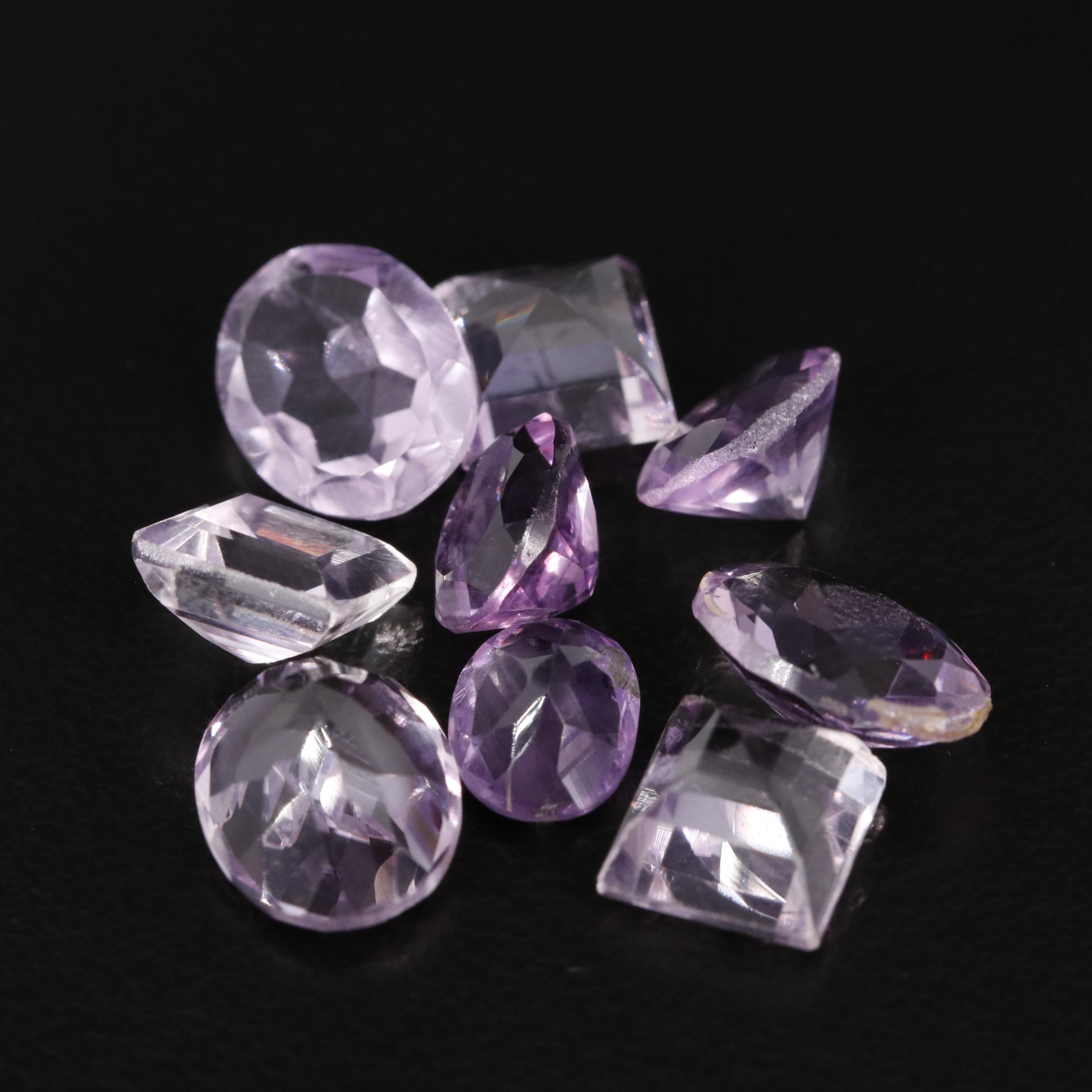 Loose 15.45 CTW Amethyst Lot